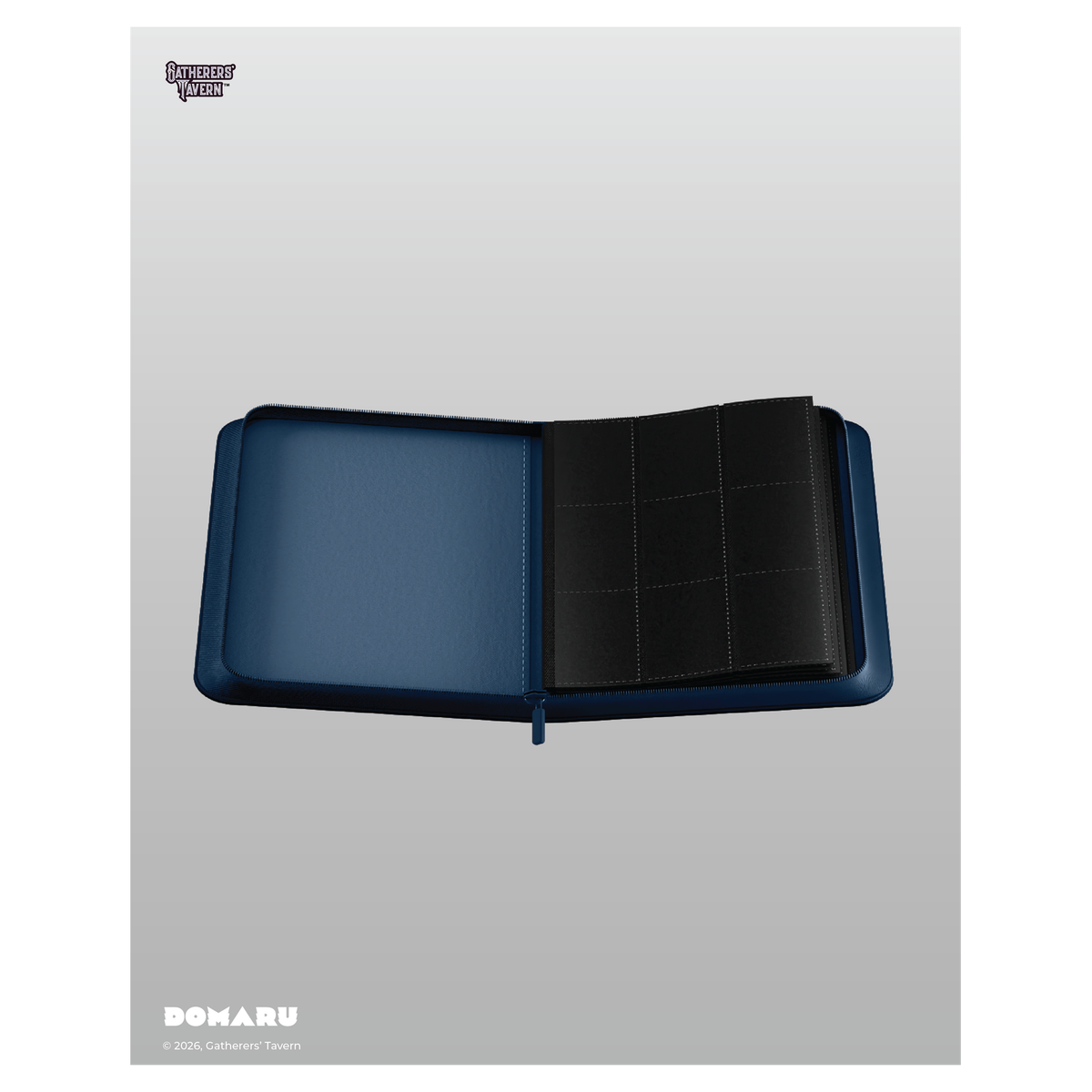 DOMARU 9-Pocket Binder in Alabaster color - refined card storage case - Lazulite - imagen 8