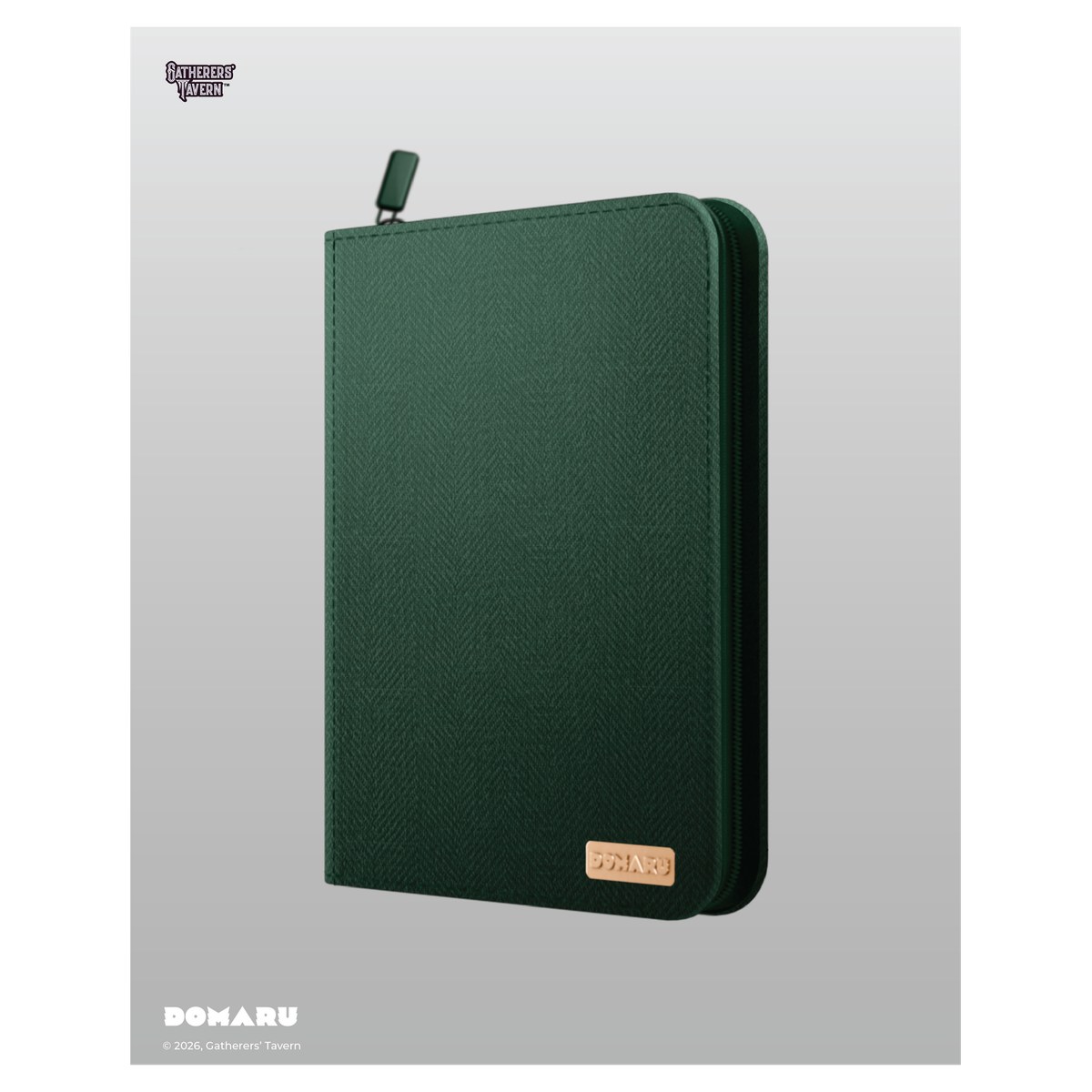 DOMARU 9-Pocket Binder in Alabaster color - refined card storage case - Malachite - imagen 10