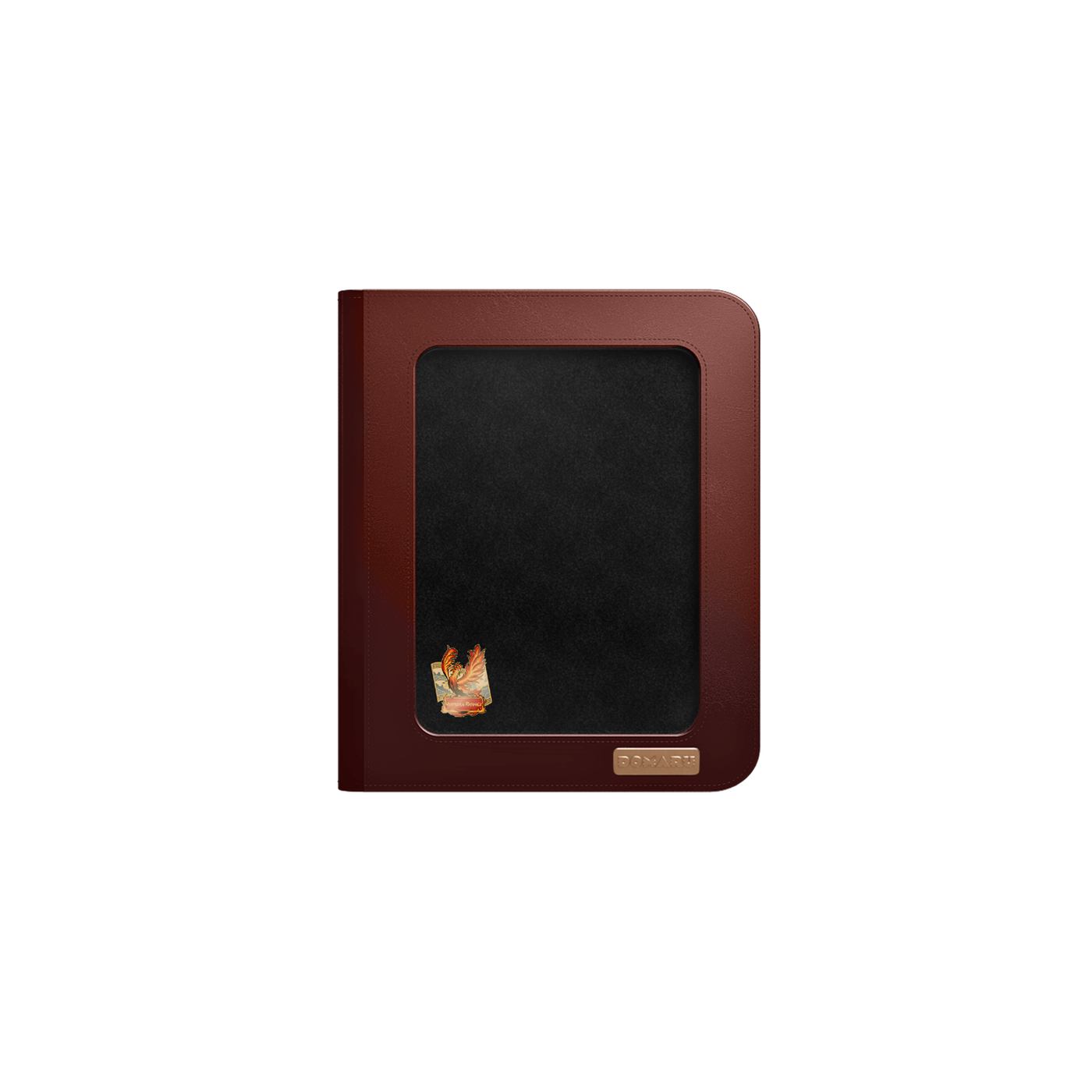 DOMARU 9-Pocket DECO PIN BINDER in Azure Sovereign showing clear cover with Sacred Beasts de - Vermilion Radiance - imagen 19