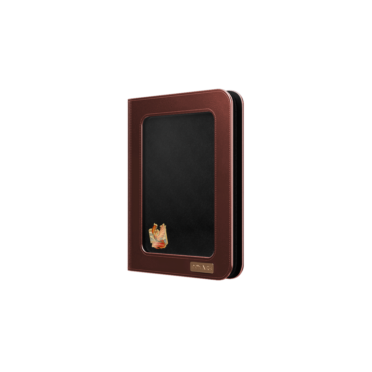 DOMARU 9-Pocket DECO PIN BINDER in Azure Sovereign showing clear cover with Sacred Beasts de - Vermilion Radiance - imagen 20