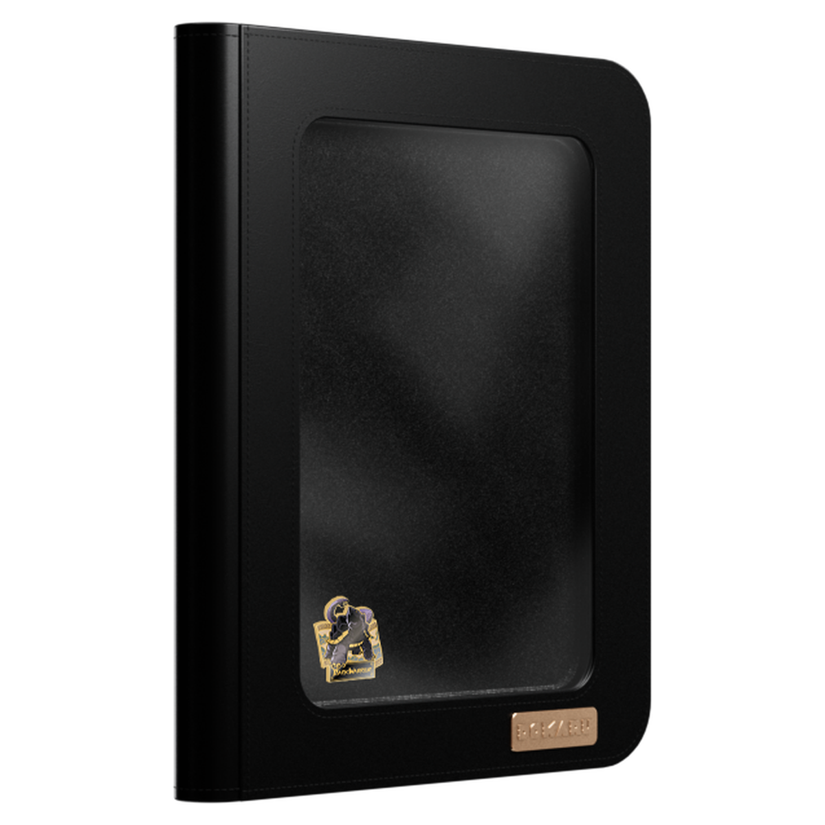 DOMARU 9-Pocket DECO PIN BINDER in Azure Sovereign showing clear cover with Sacred Beasts design, i - Dark Warrior - imagen 8