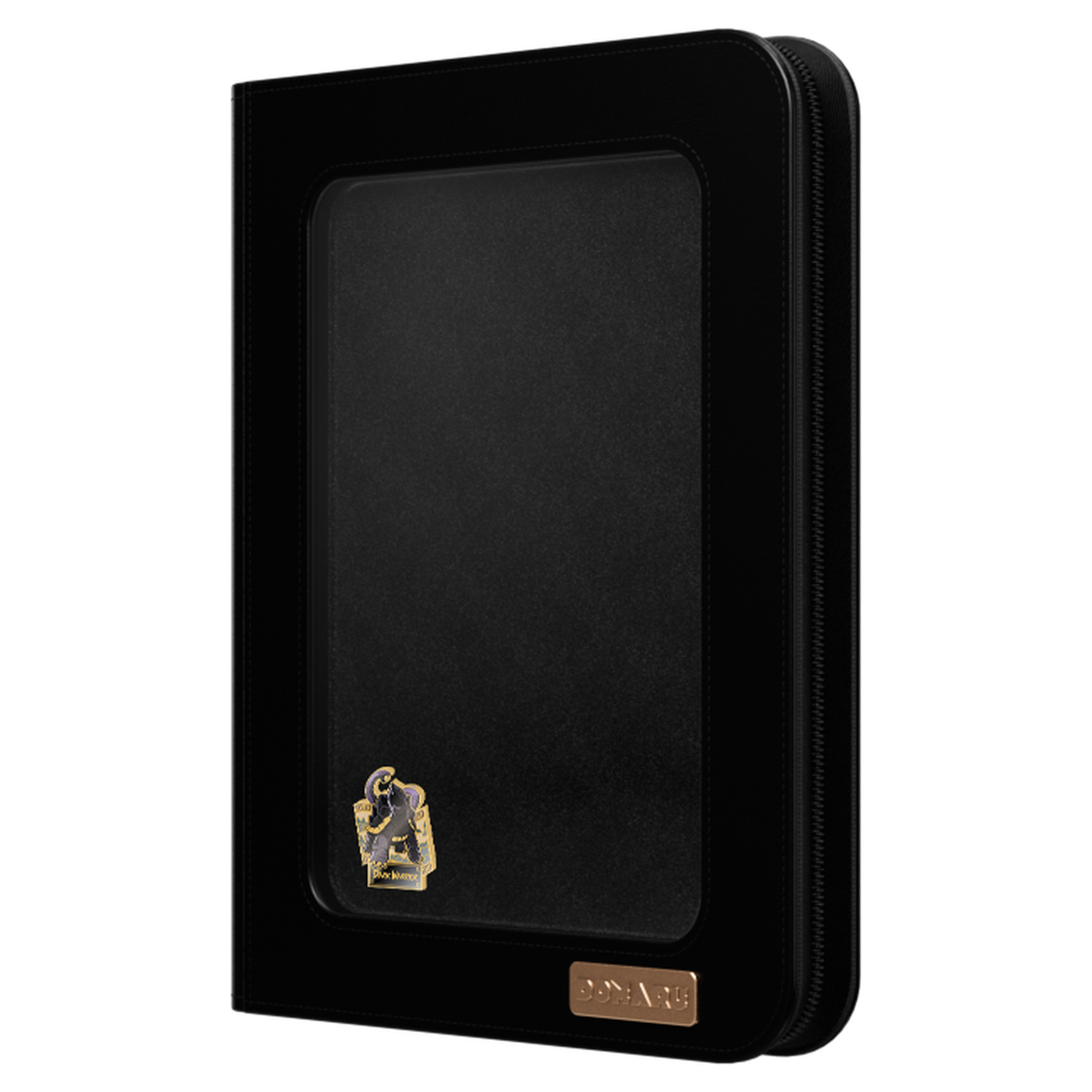 DOMARU 9-Pocket DECO PIN BINDER in Azure Sovereign showing clear cover with Sacred Beasts design, i - Dark Warrior - imagen 9