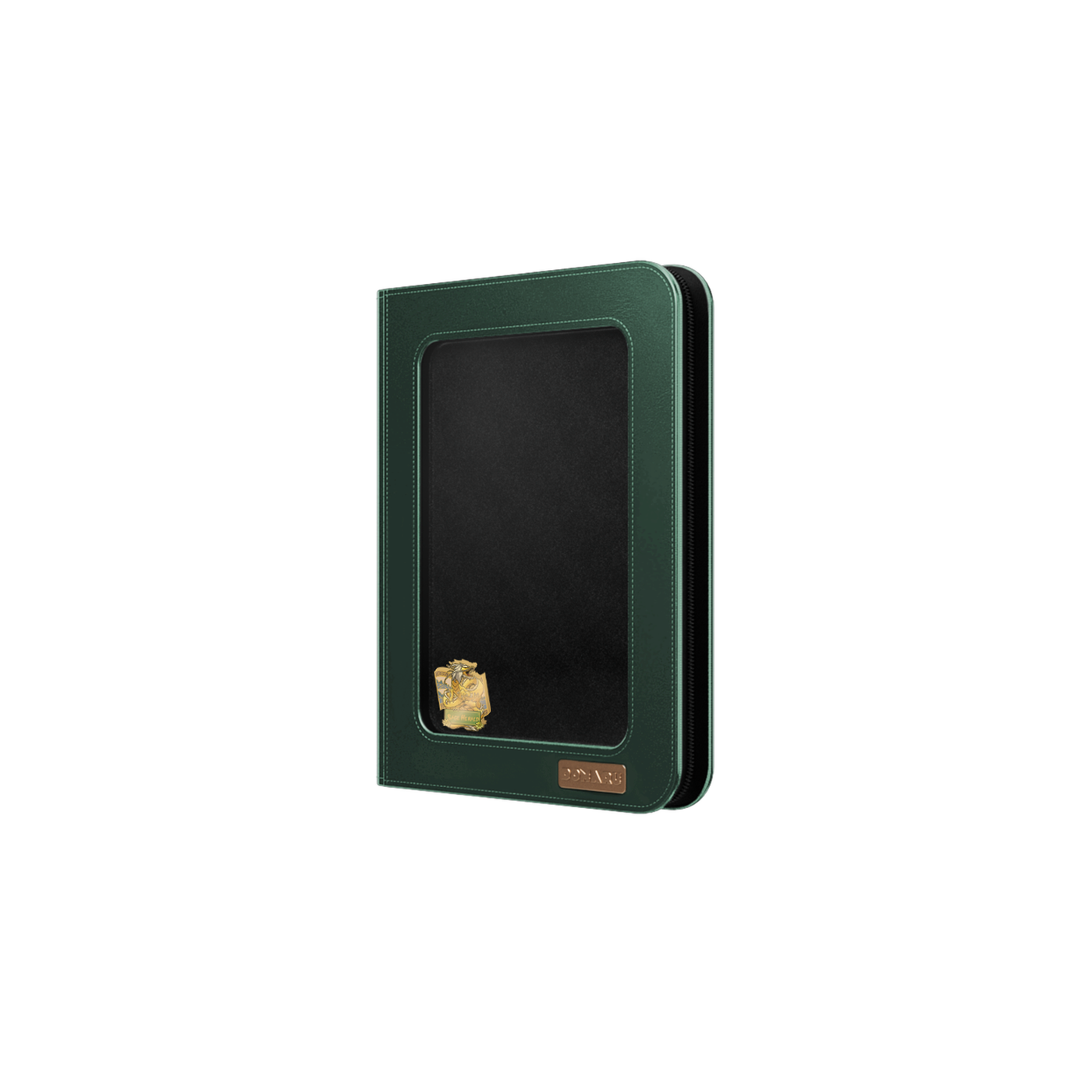 DOMARU 9-Pocket DECO PIN BINDER in Azure Sovereign showing clear cover with Sacred Beasts design, i - Sage Herald - imagen 15