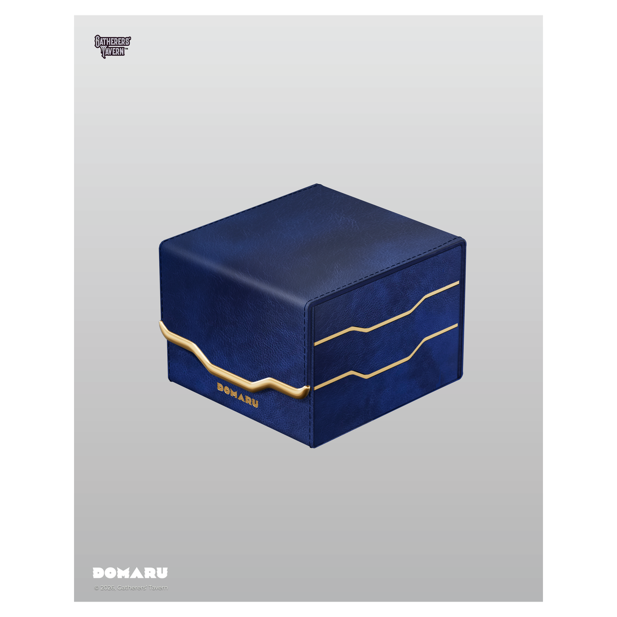 DOMARU Armory Horizon 133+ deck box in Alabaster with refined metallic detailing and magnetic closure - Lakefront - imagen 15
