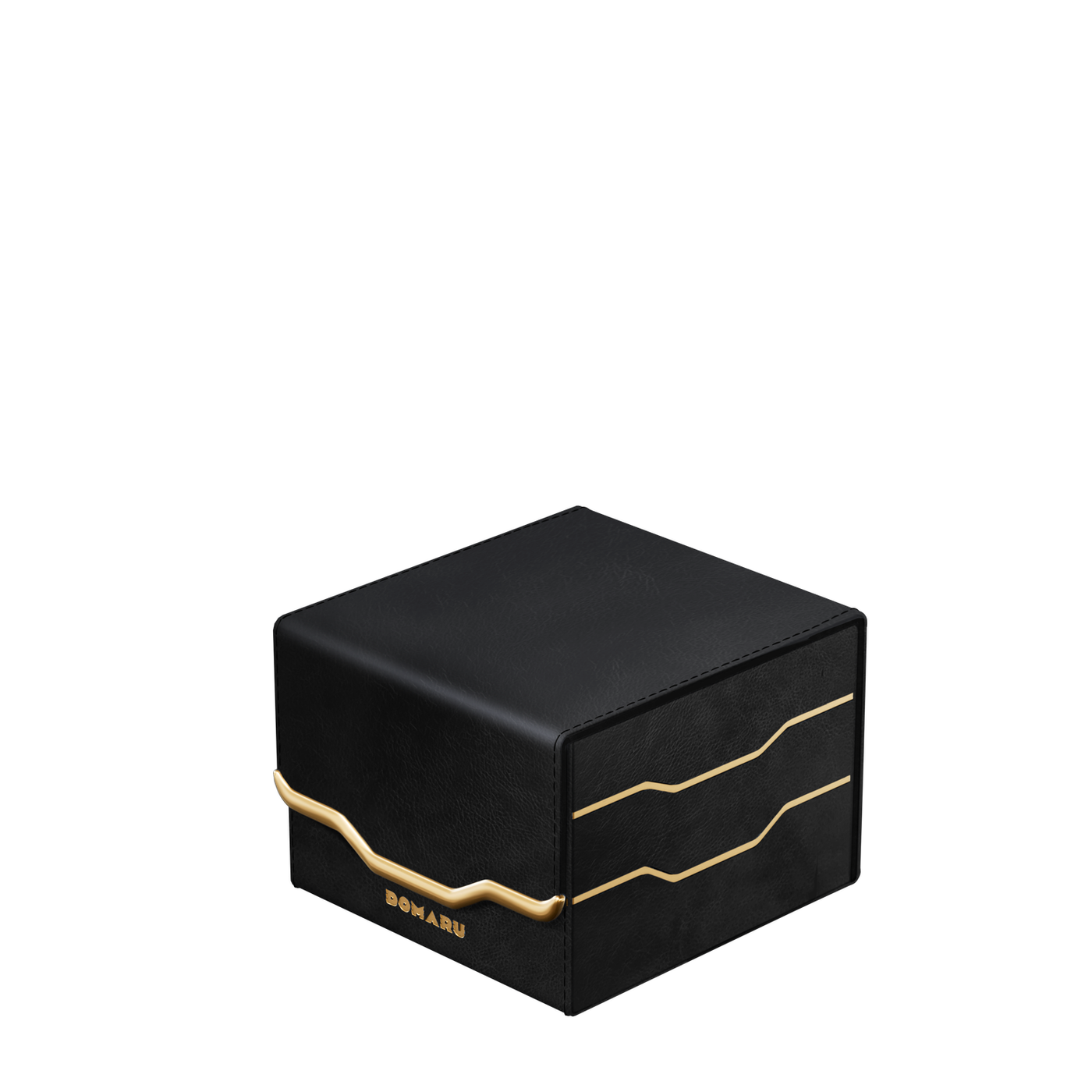 DOMARU Armory Horizon 133+ deck box in Alabaster with refined metallic detailing and magnetic closure - Slate - imagen 25