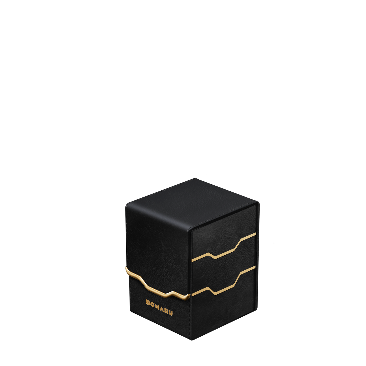 DOMARU Armory Vertex 100+ deck box with magnetic closures and leather dividers - Slate - imagen 25