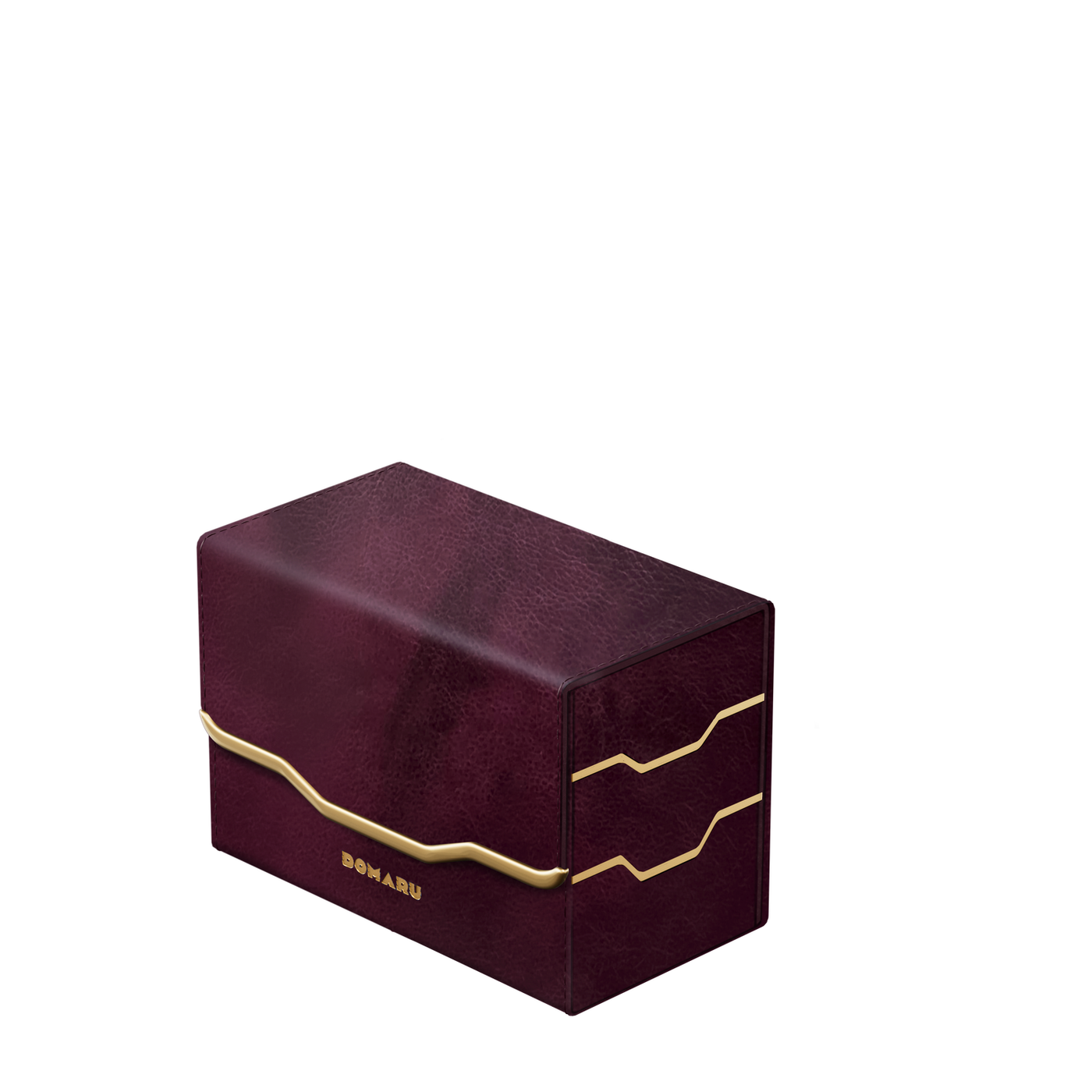 DOMARU Armory Vertex Duo 200+ premium deck box with metallic finish and magnetic closure - Ember - imagen 10