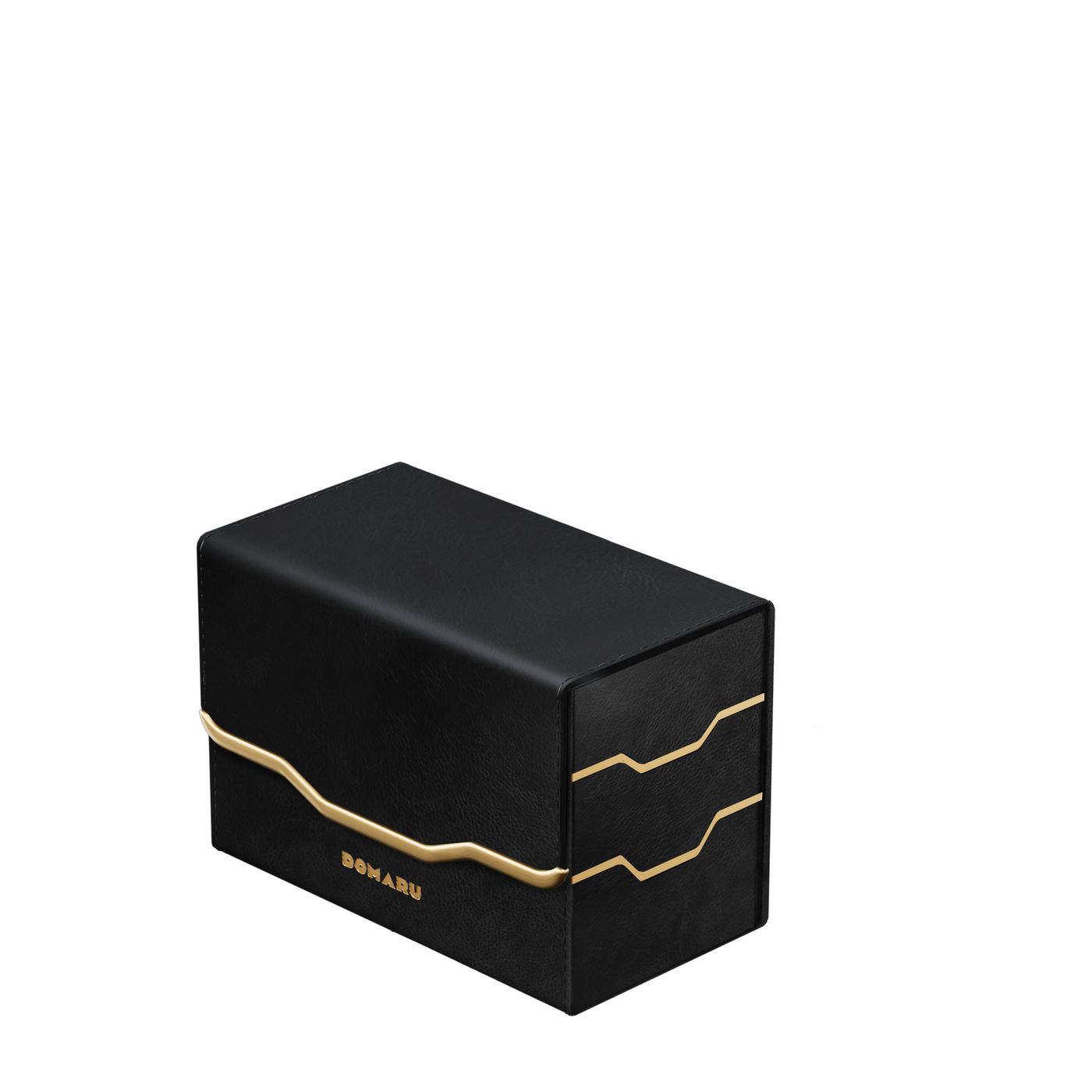 DOMARU Armory Vertex Duo 200+ premium deck box with metallic finish and magnetic closure - Slate - imagen 25