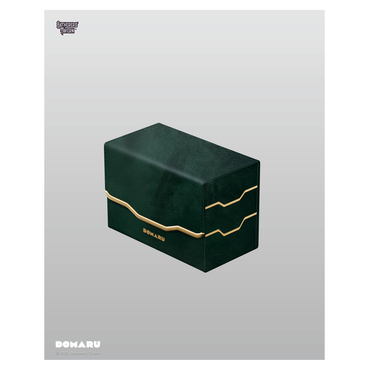 DOMARU Armory Vertex Duo 200+ premium deck box with metallic finish and magnetic closure - Wildwood - imagen 30