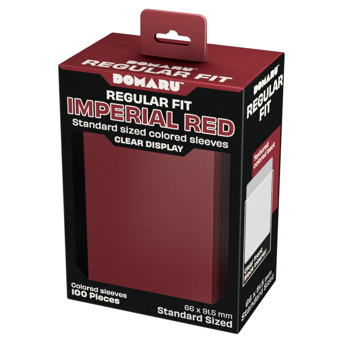 DOMARU Regular Fit standard sleeves pack of 100, available in colors including Balefire Red, Divin - Imperial Red - imagen 31