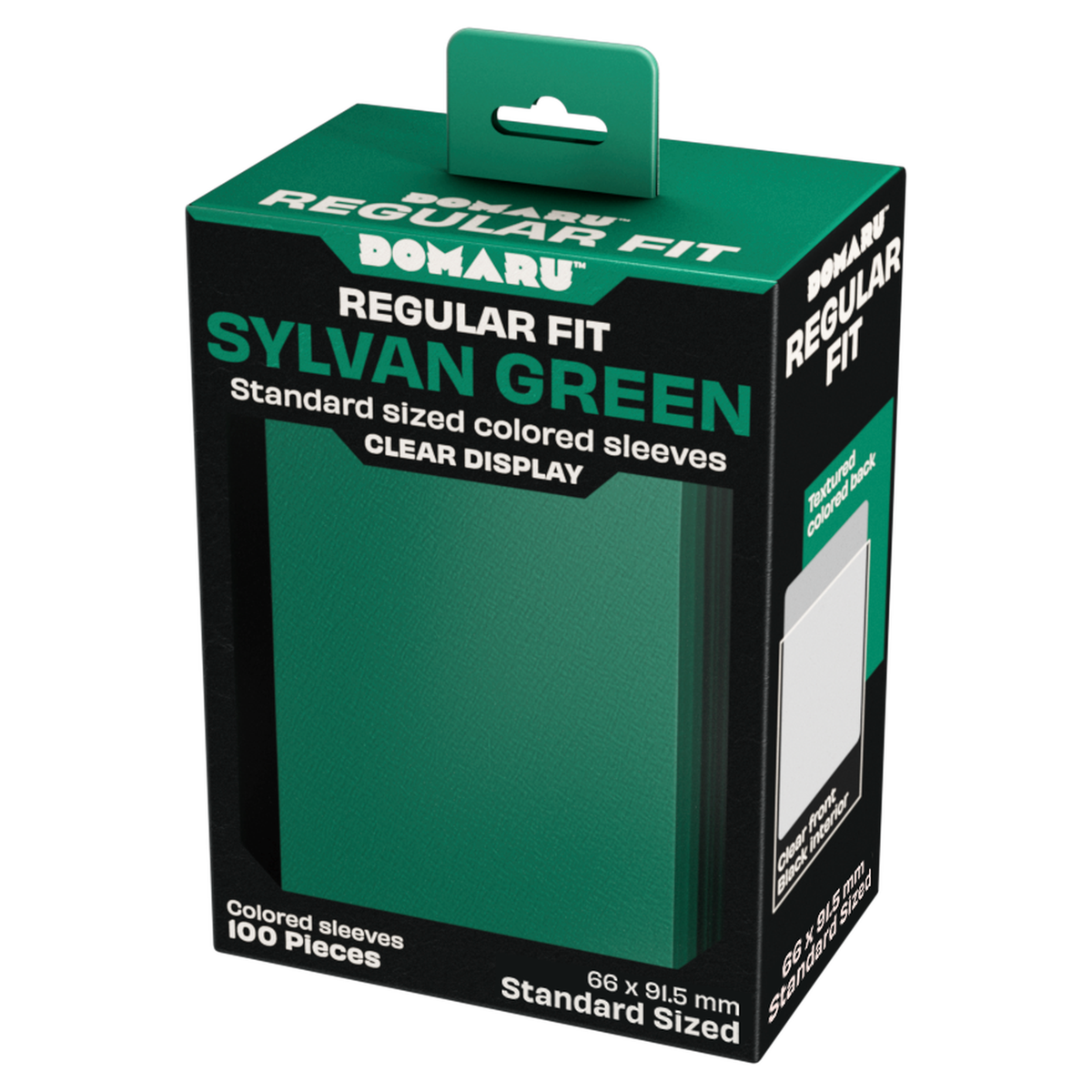 DOMARU Regular Fit standard sleeves pack of 100, available in colors including Balefire Red, Divin - Sylvan Green - imagen 73