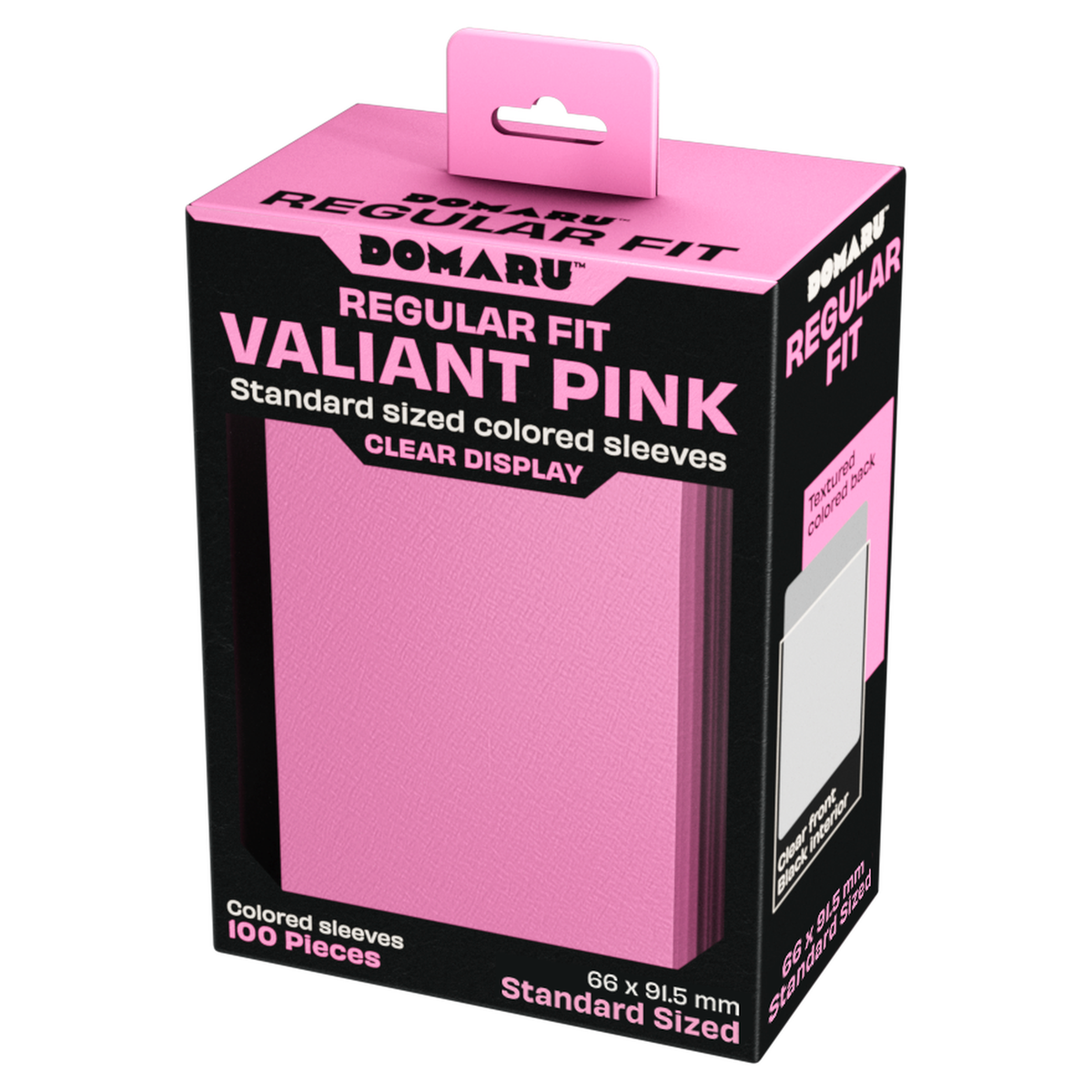 DOMARU Regular Fit standard sleeves pack of 100, available in colors including Balefire Red, Divin - Valiant Pink - imagen 79