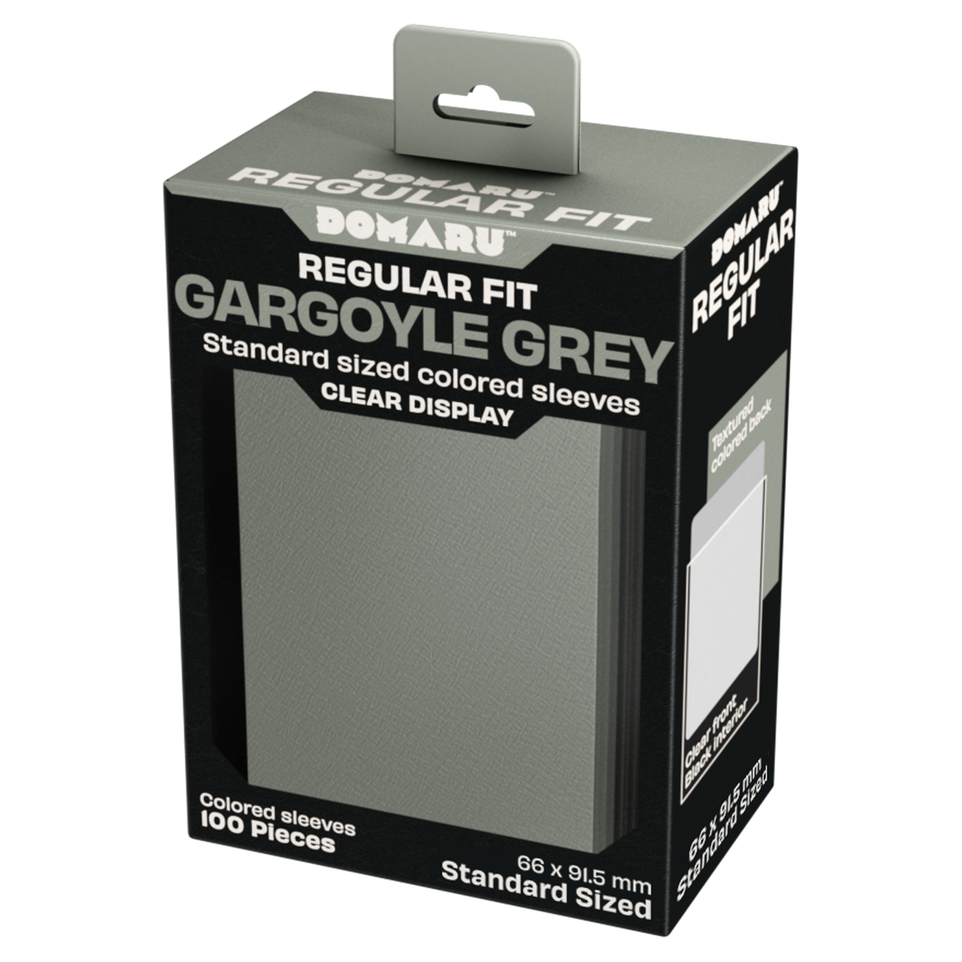 DOMARU Regular Fit standard sleeves pack of 100, available in colors including Balefire Red, Divi - Gargoyle Grey - imagen 19