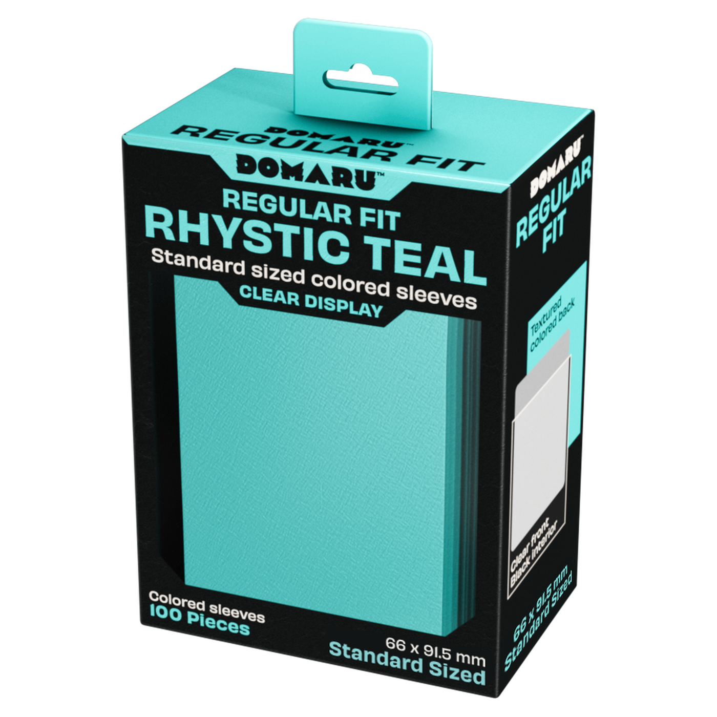 DOMARU Regular Fit standard sleeves pack of 100, available in colors including Balefire Red, Divin - Rhystic Teal - imagen 49