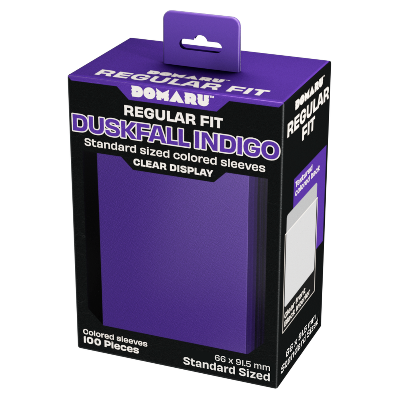 DOMARU Regular Fit standard sleeves pack of 100, available in colors including Balefire Red, Di - Duskfall Indigo - imagen 13