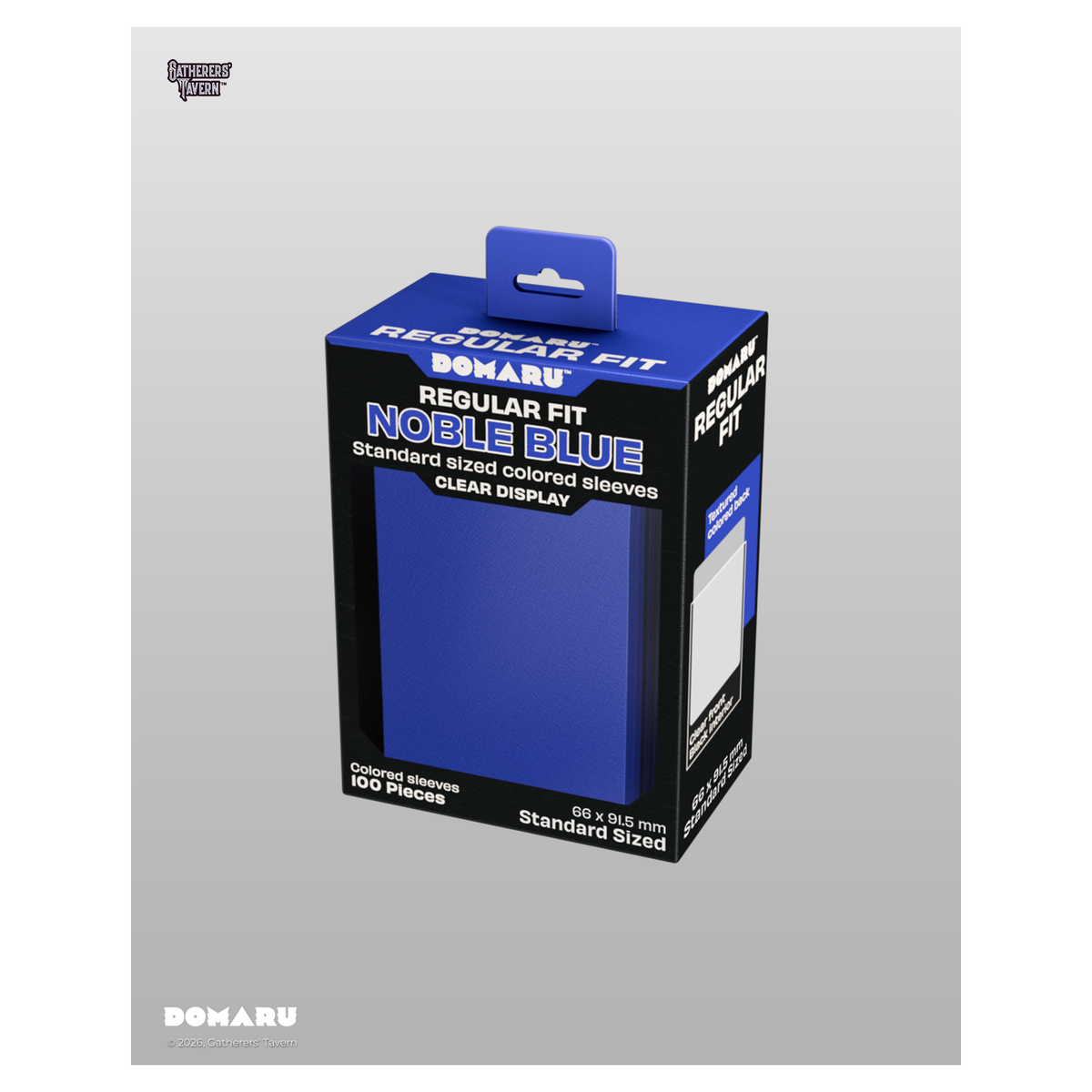 DOMARU Regular Fit standard sleeves pack of 100, available in colors including Balefire Red, Divine - Noble Blue - imagen 39