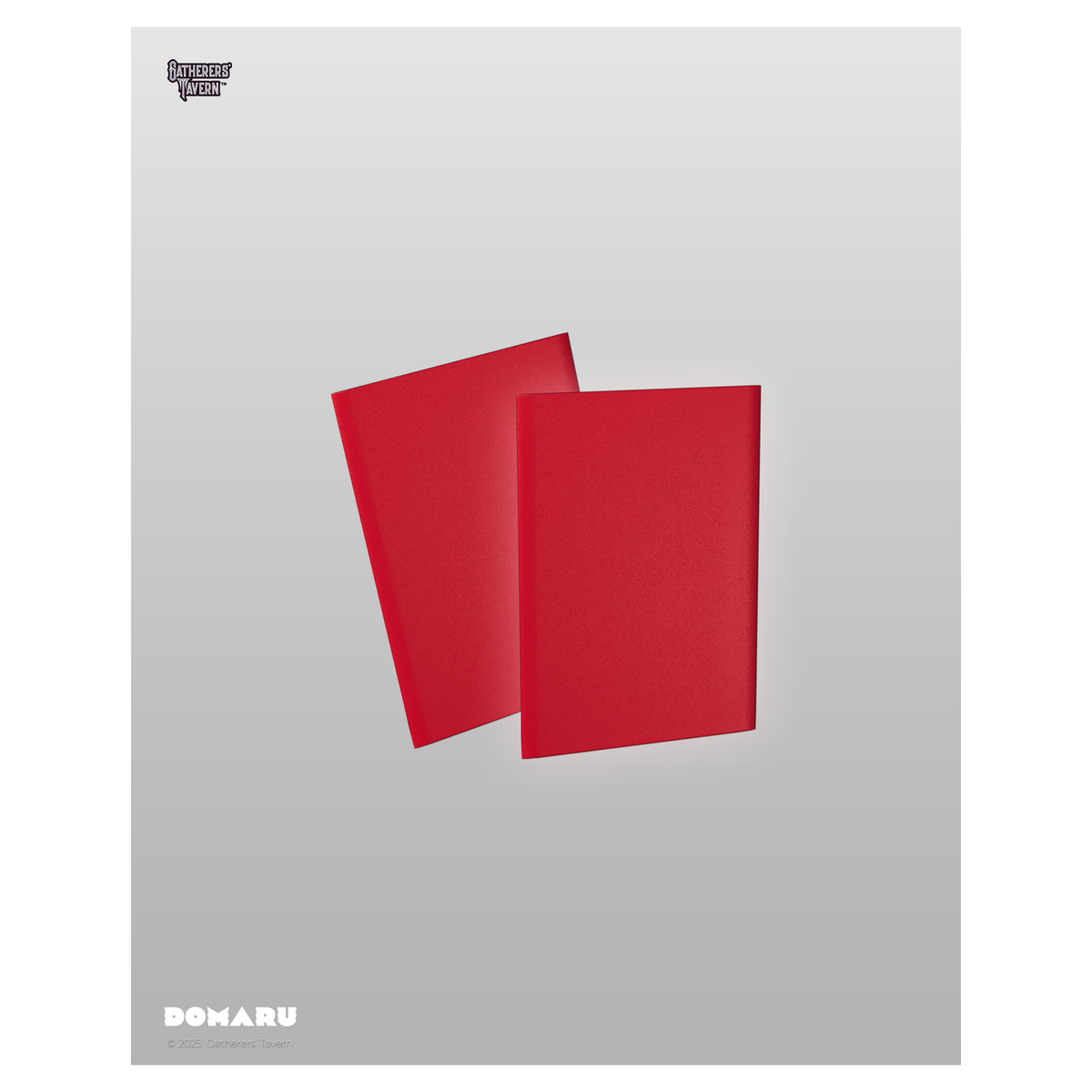 DOMARU Regular Fit standard sleeves pack of 100, available in colors including Balefire Red, Divine - Balefire Red - imagen 6