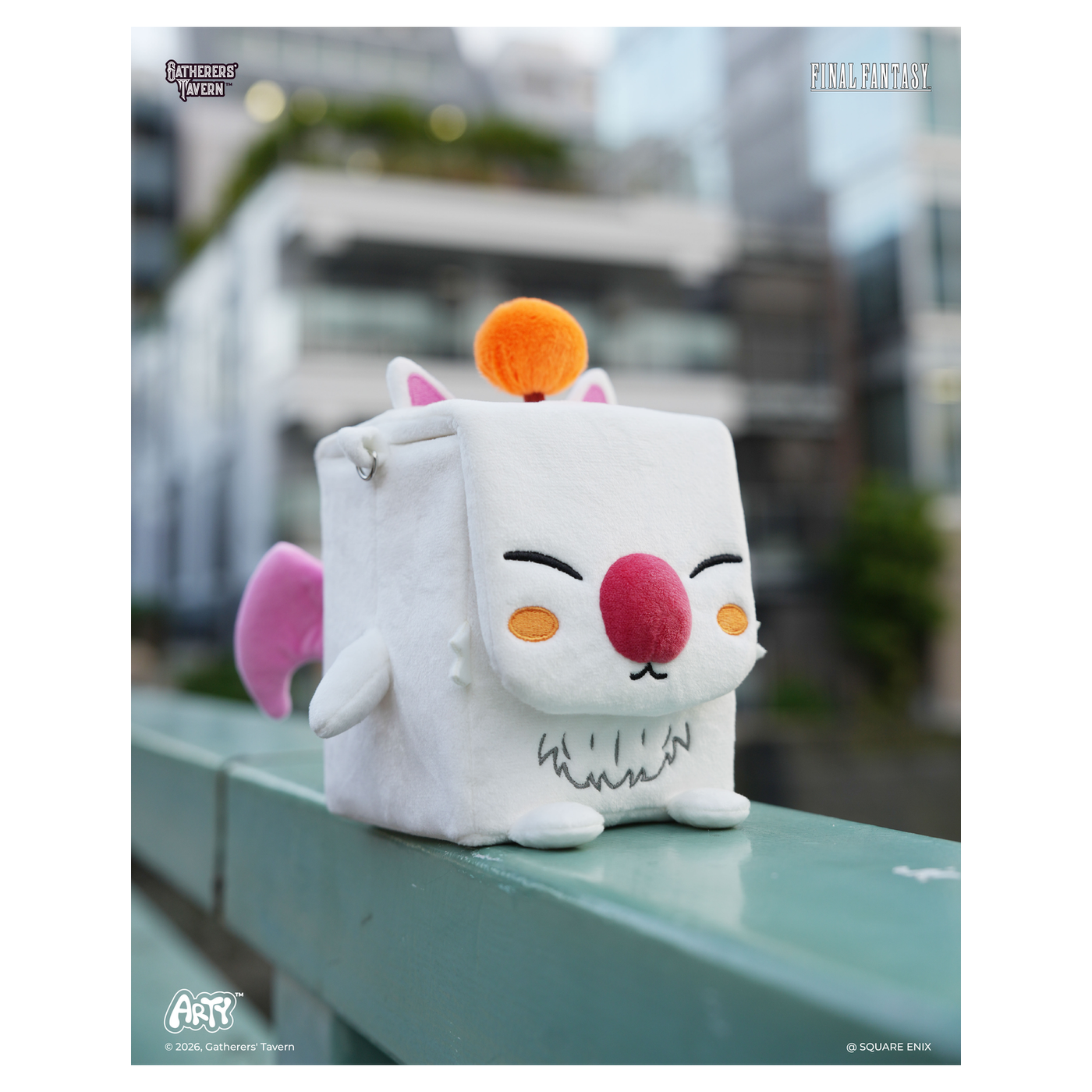 Gatherers' Tavern Final Fantasy ARTY Deck Box with Cactuar character design - Moogle - imagen 14