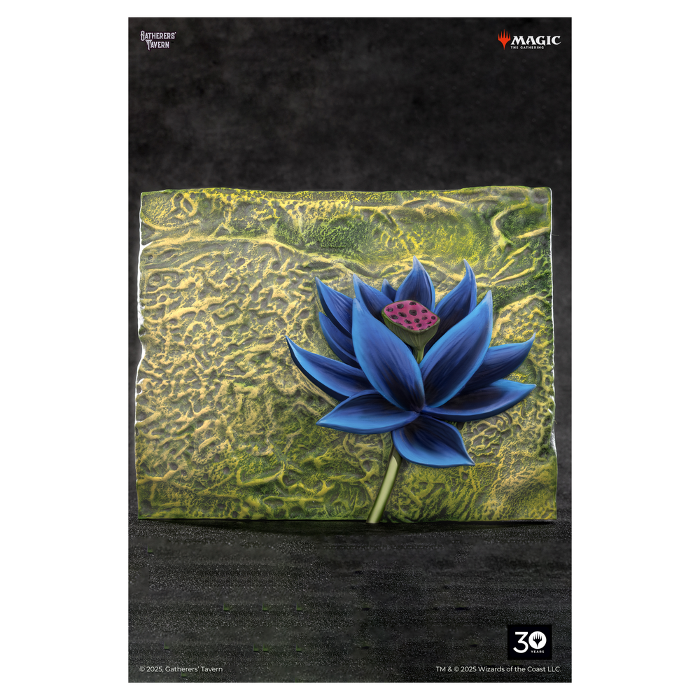 Magic: The Gathering Black Lotus Relief Sculpture