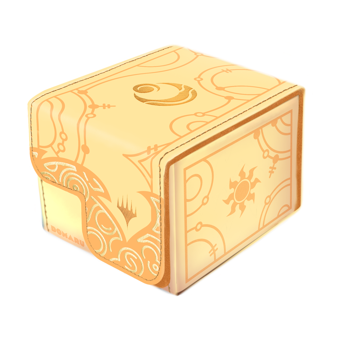 DOMARU Box Magic Lorwyn Eclipsed deck storage with magnetic closure and alternating tab divid - Morningtide White - imagen 17
