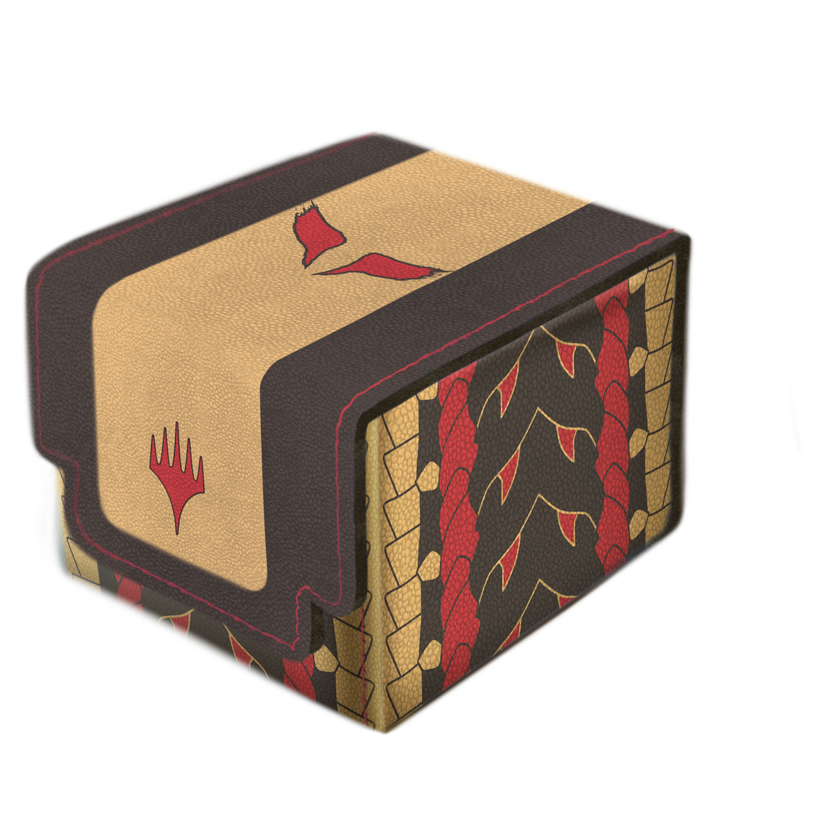 Gatherers' Tavern DOMARU Deck Box in Tarkir: Dragonstorm design with magnetic closure - Neriv