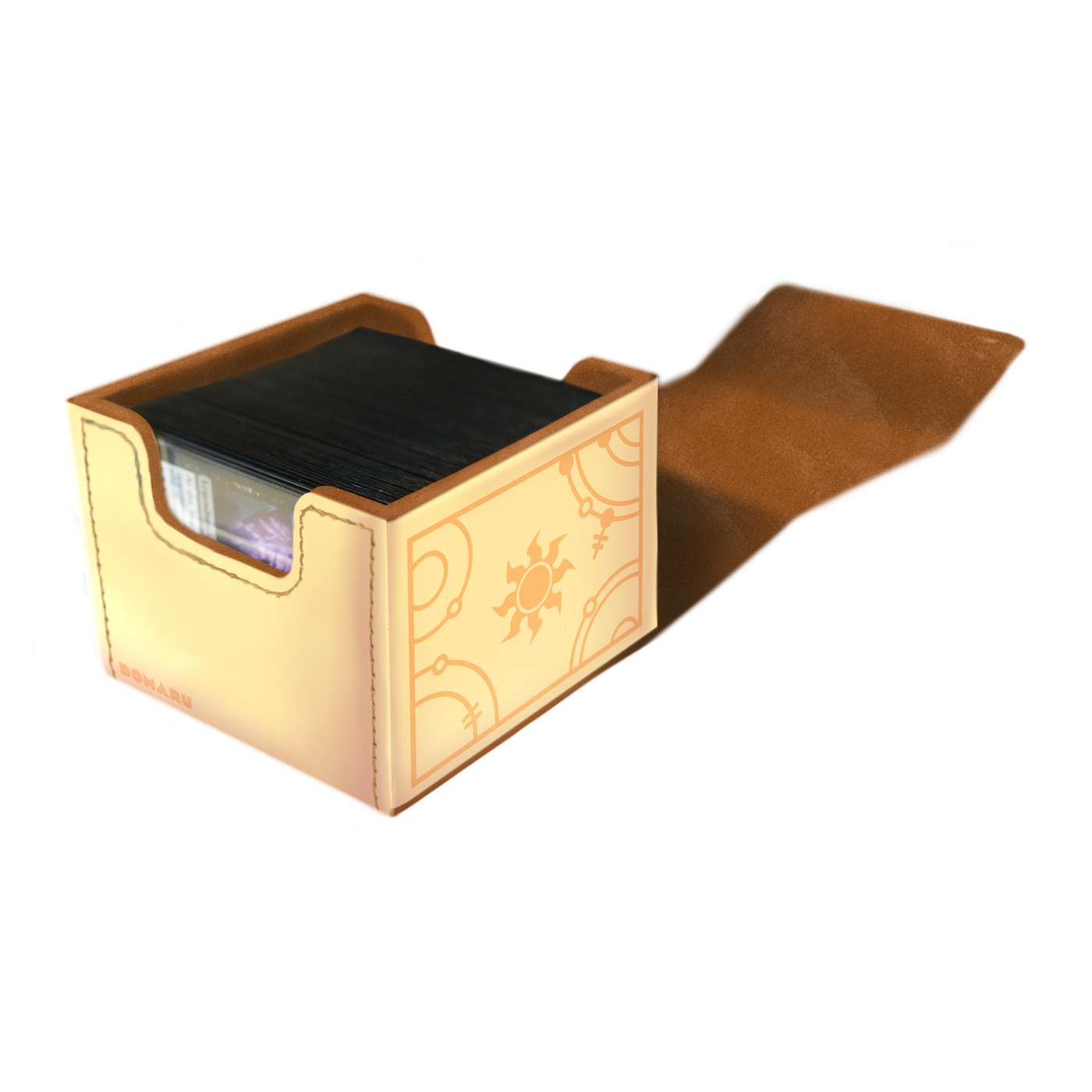 DOMARU Box Magic Lorwyn Eclipsed deck storage with magnetic closure and alternating tab divid - Morningtide White - imagen 18