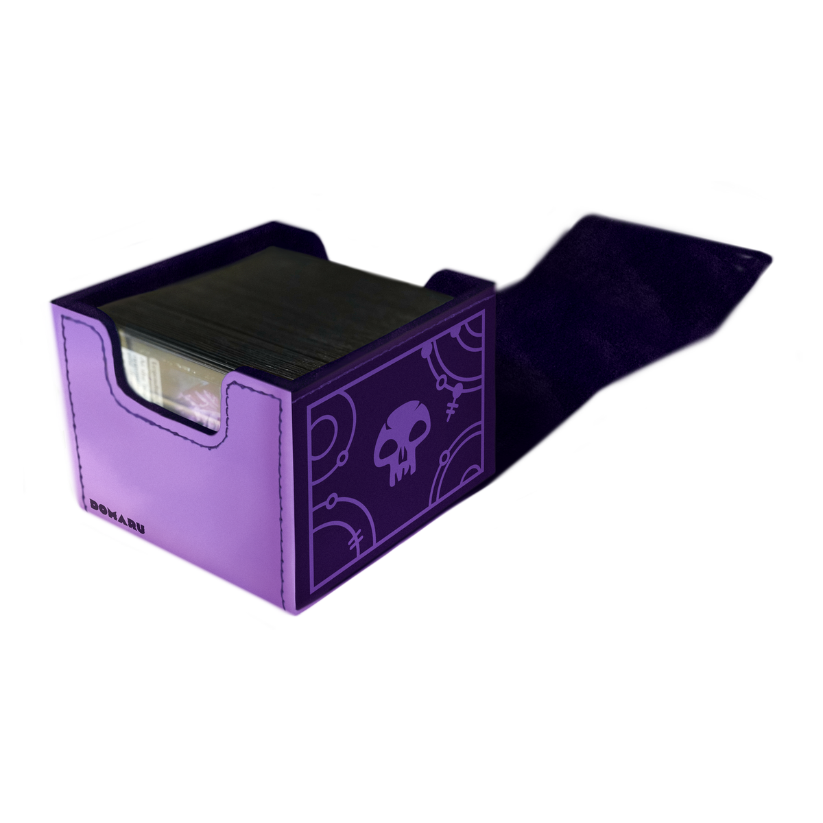 DOMARU Box Magic Lorwyn Eclipsed deck storage with magnetic closure and alternating tab dividers - Eventide Black - imagen 14