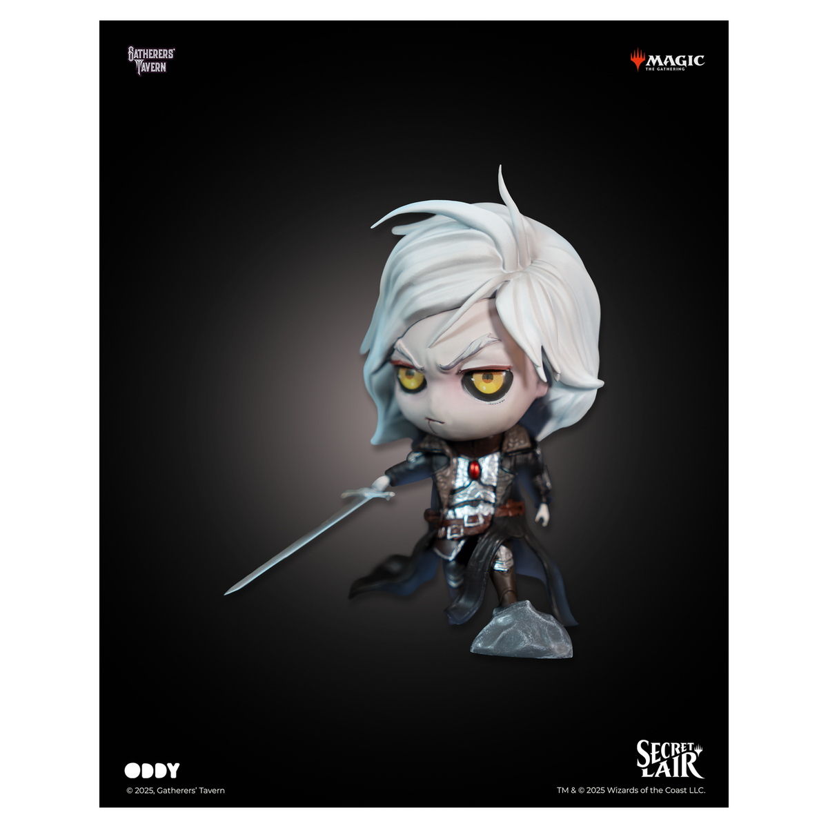 5 sealed collectible Magic: The Gathering planeswalker figures including Ajani, Angrath, Ashiok, Sorin, and Tamiyo - imagen 4