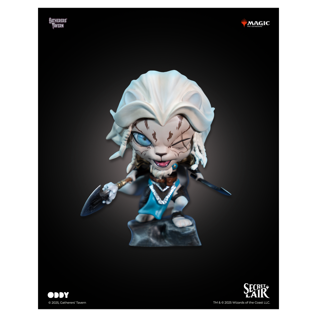 5 sealed collectible Magic: The Gathering planeswalker figures including Ajani, Angrath, Ashiok, Sorin, and Tamiyo - imagen 6