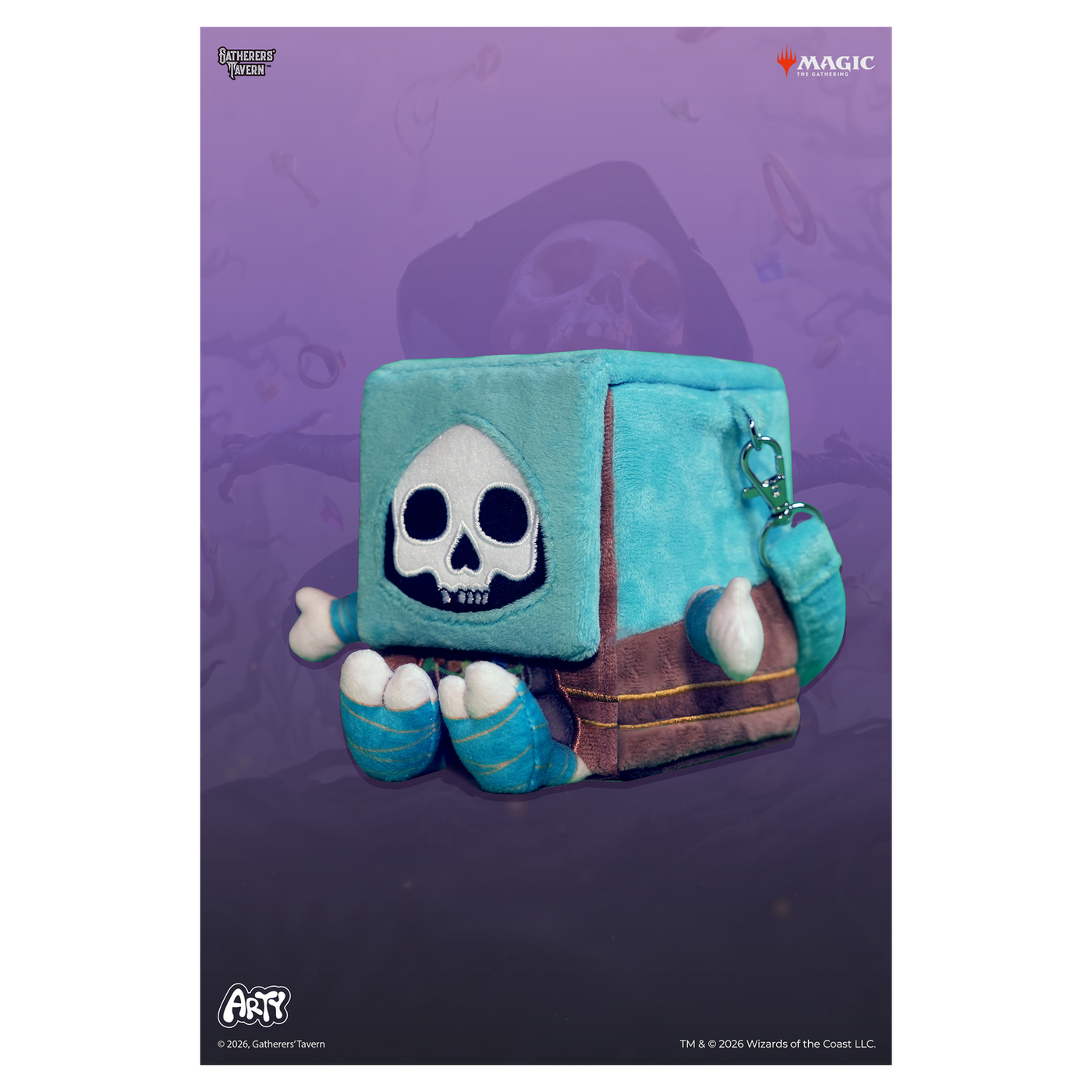 Gatherers' Tavern Magic: The Gathering art deck box with removable protective plastic guard and carry - Tinybones - imagen 18