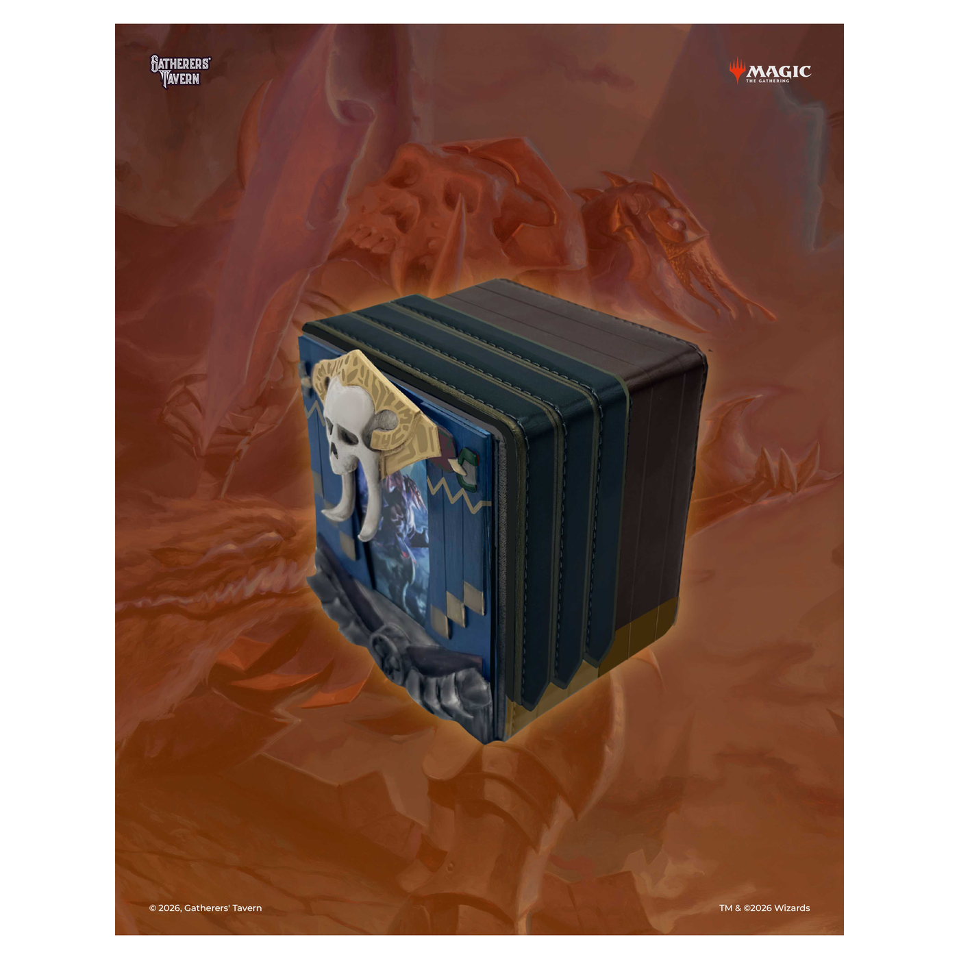 Gatherers' Tavern MTG Reality Fracture DOMARU Finest deck box with sculpted details and character design - Garruk - imagen 13