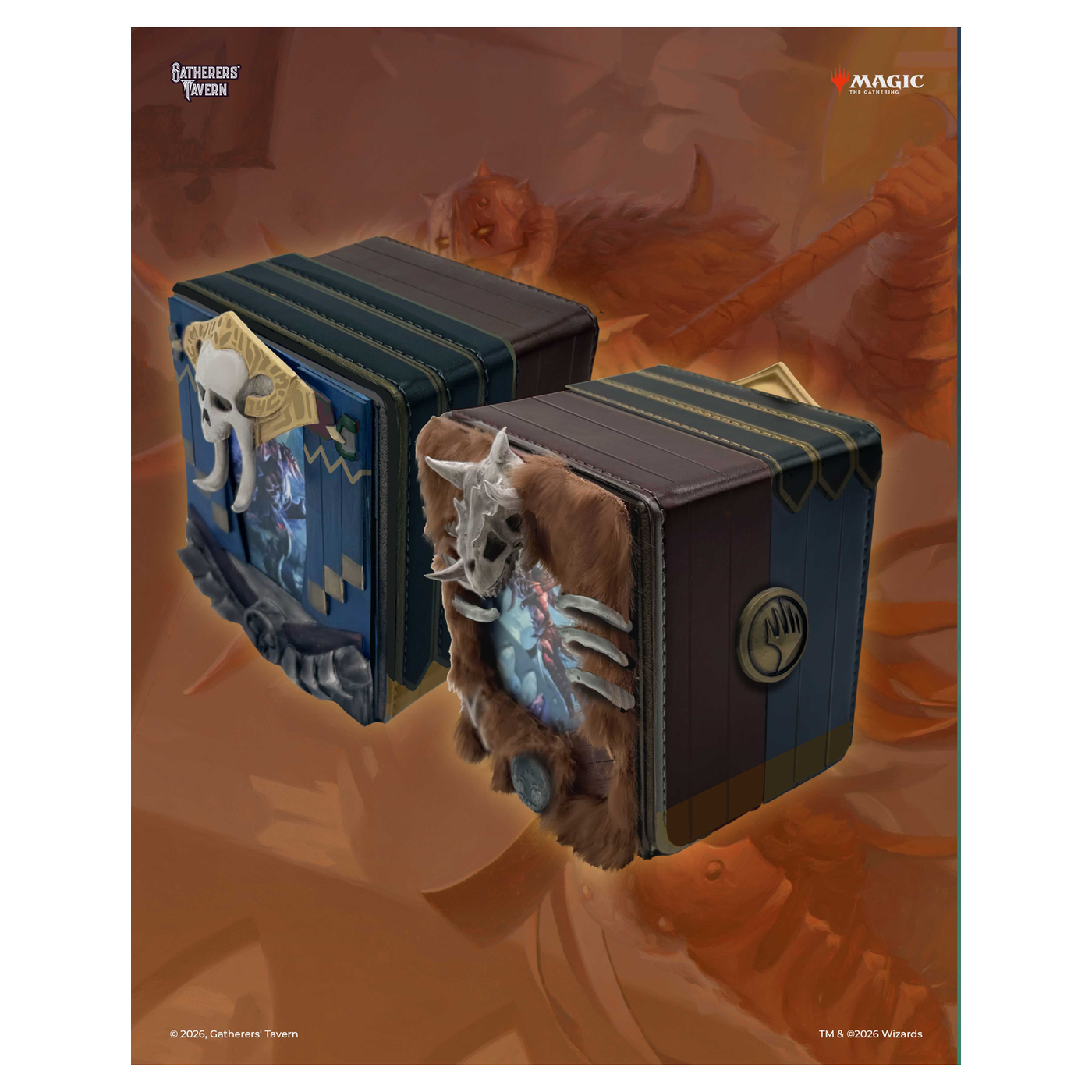 Gatherers' Tavern MTG Reality Fracture DOMARU Finest deck box with sculpted details and character design - Garruk - imagen 14
