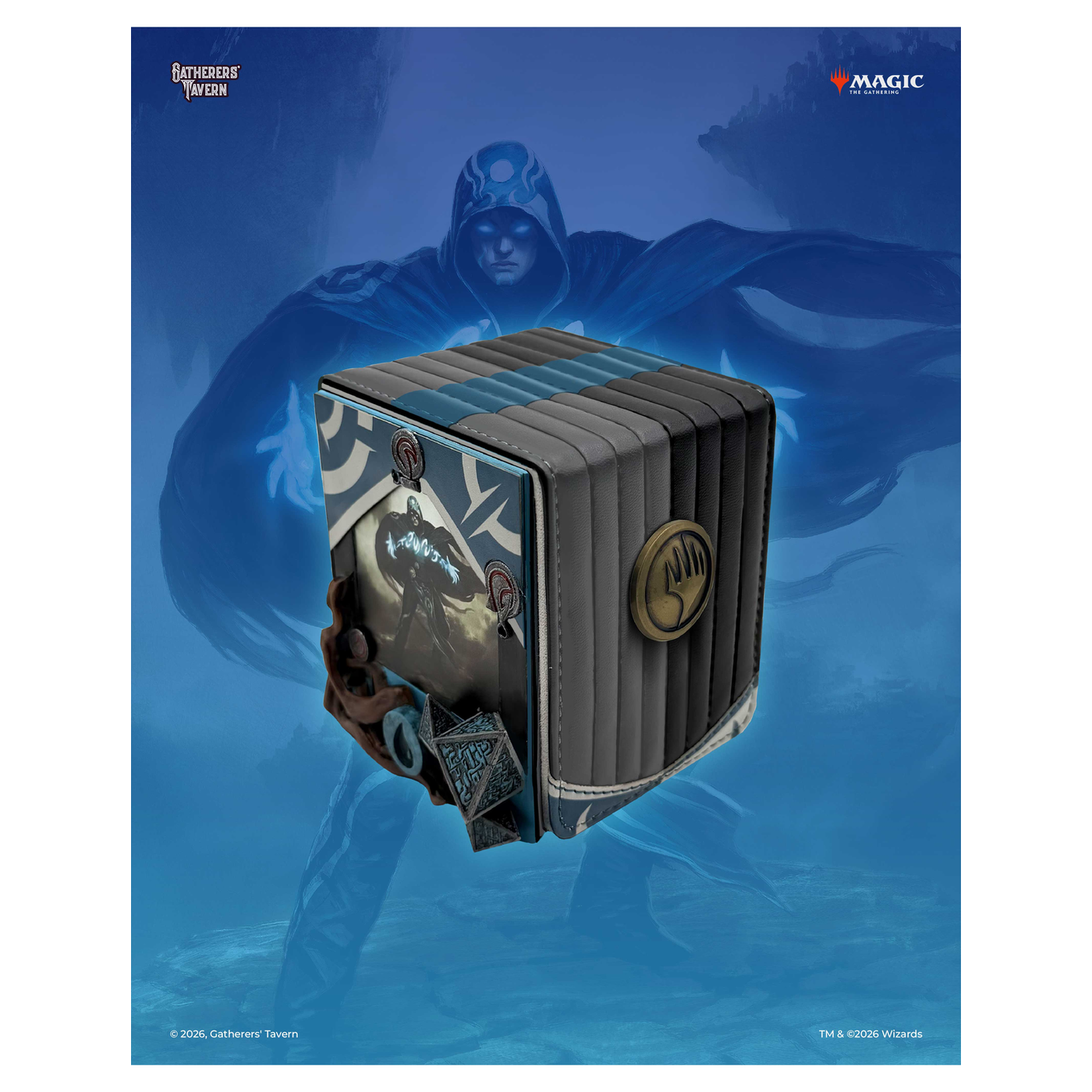 Gatherers' Tavern MTG Reality Fracture DOMARU Finest deck box with sculpted details and character - Jace Beleren - imagen 20