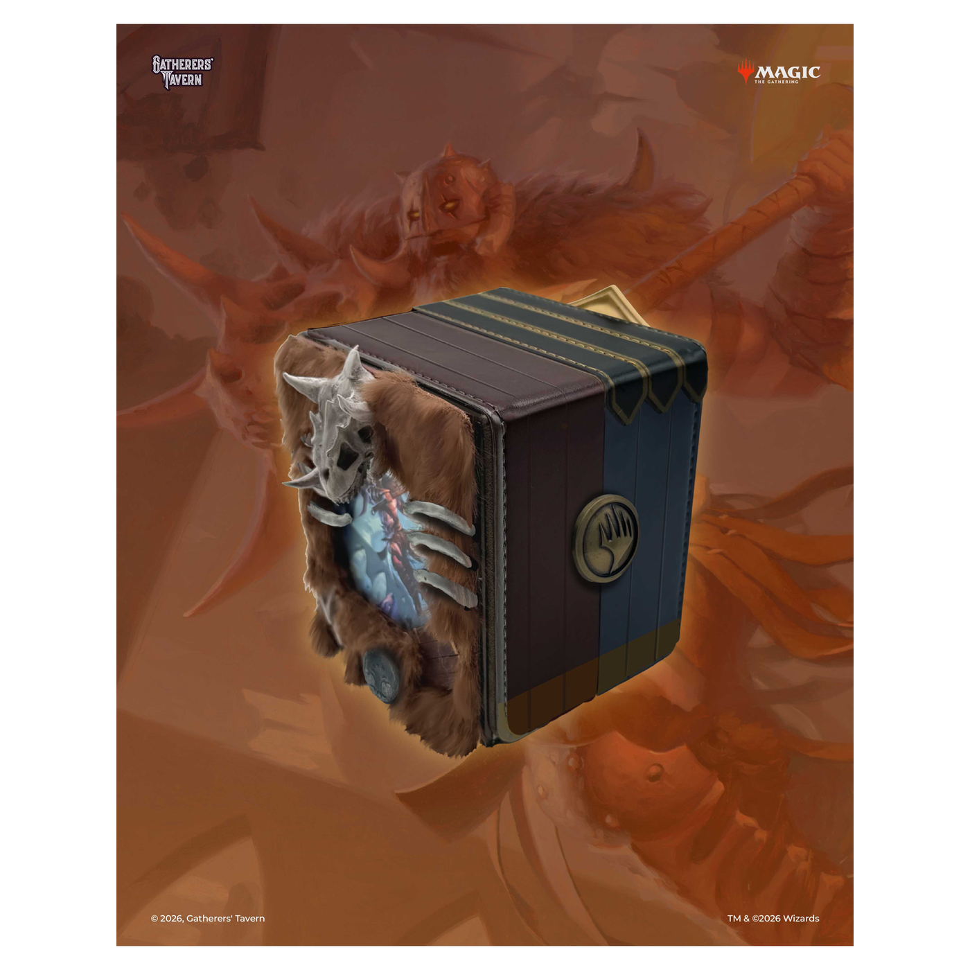 Gatherers' Tavern MTG Reality Fracture DOMARU Finest deck box with sculpted details and character design - Garruk - imagen 15