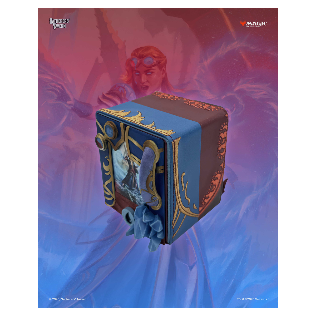 Gatherers' Tavern MTG Reality Fracture DOMARU Finest deck box with sculpted details and characte - Chandra Nalaar - imagen 10