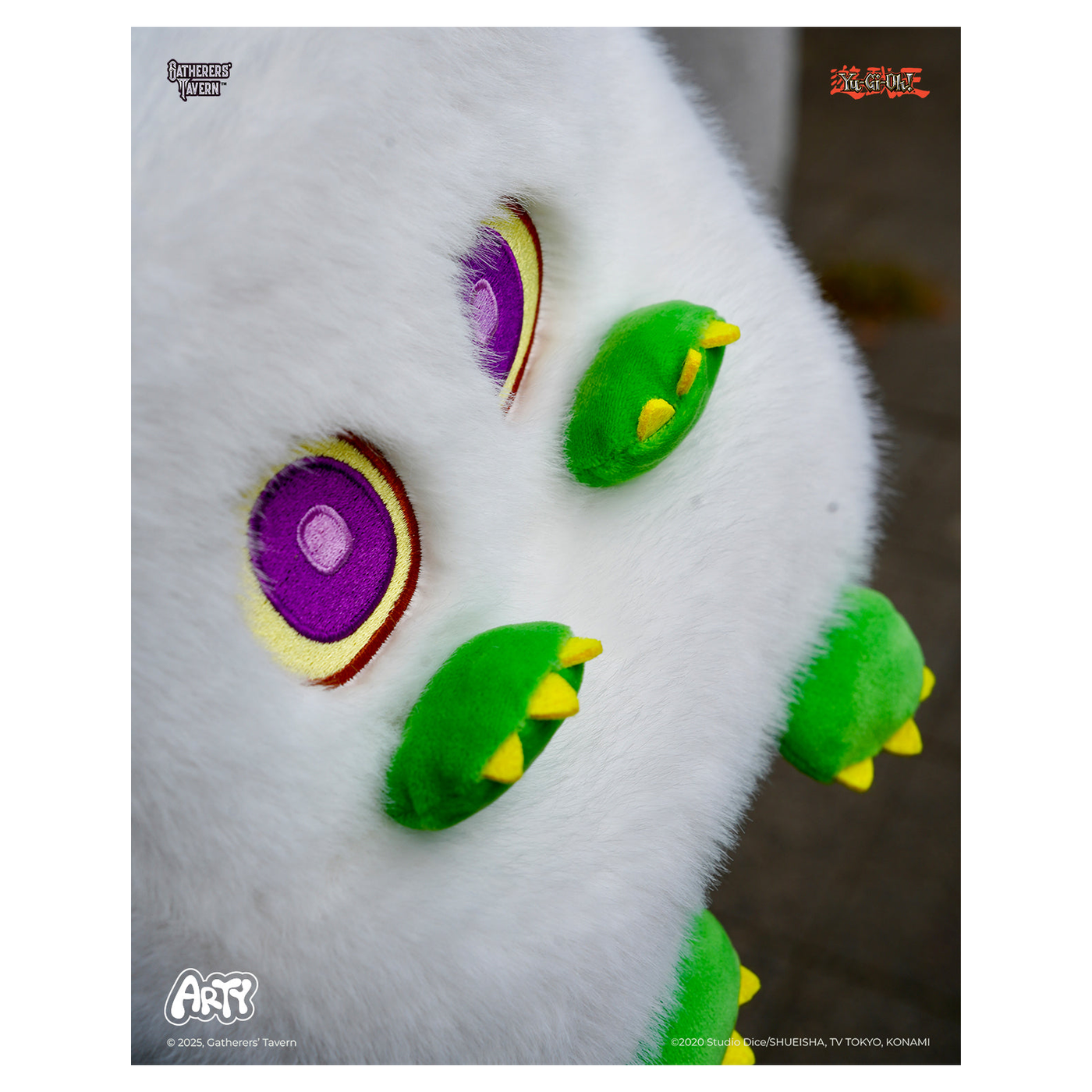 Teal Kuribeh character plush sling bag with adjustable strap and internal pocket - Kuriboo - imagen 13