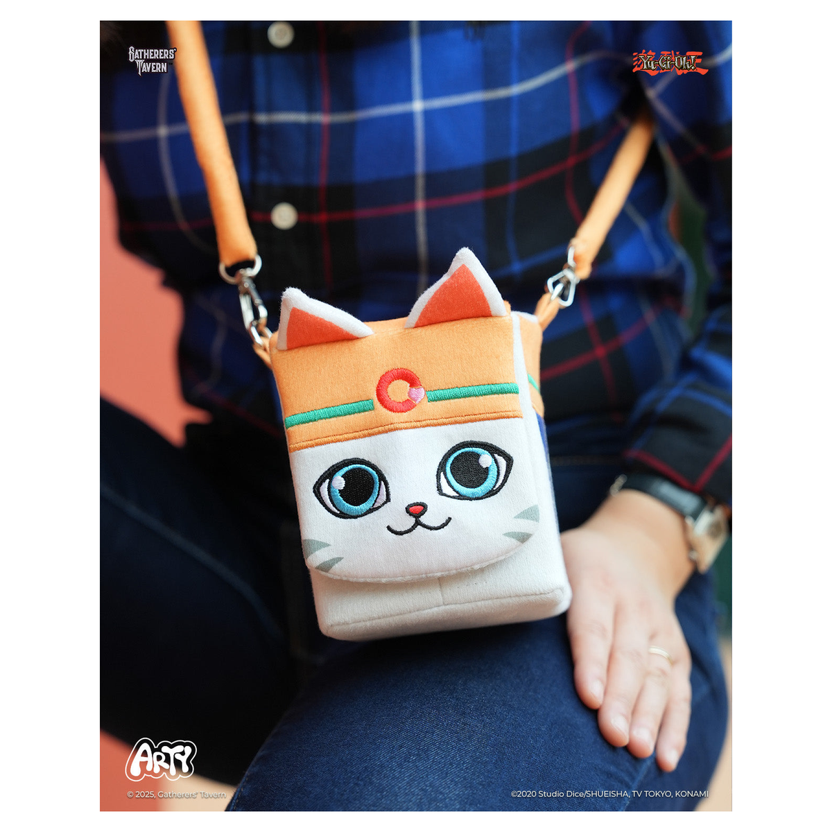 Gatherers' Tavern Mokey Mokey ARTY deck box and carrying bag for Yu-Gi-Oh! with adjustable strap and - Rescue Cat - imagen 20