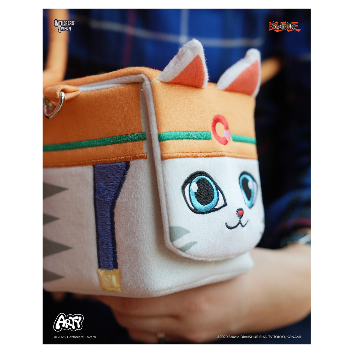 Gatherers' Tavern Mokey Mokey ARTY deck box and carrying bag for Yu-Gi-Oh! with adjustable strap and - Rescue Cat - imagen 21