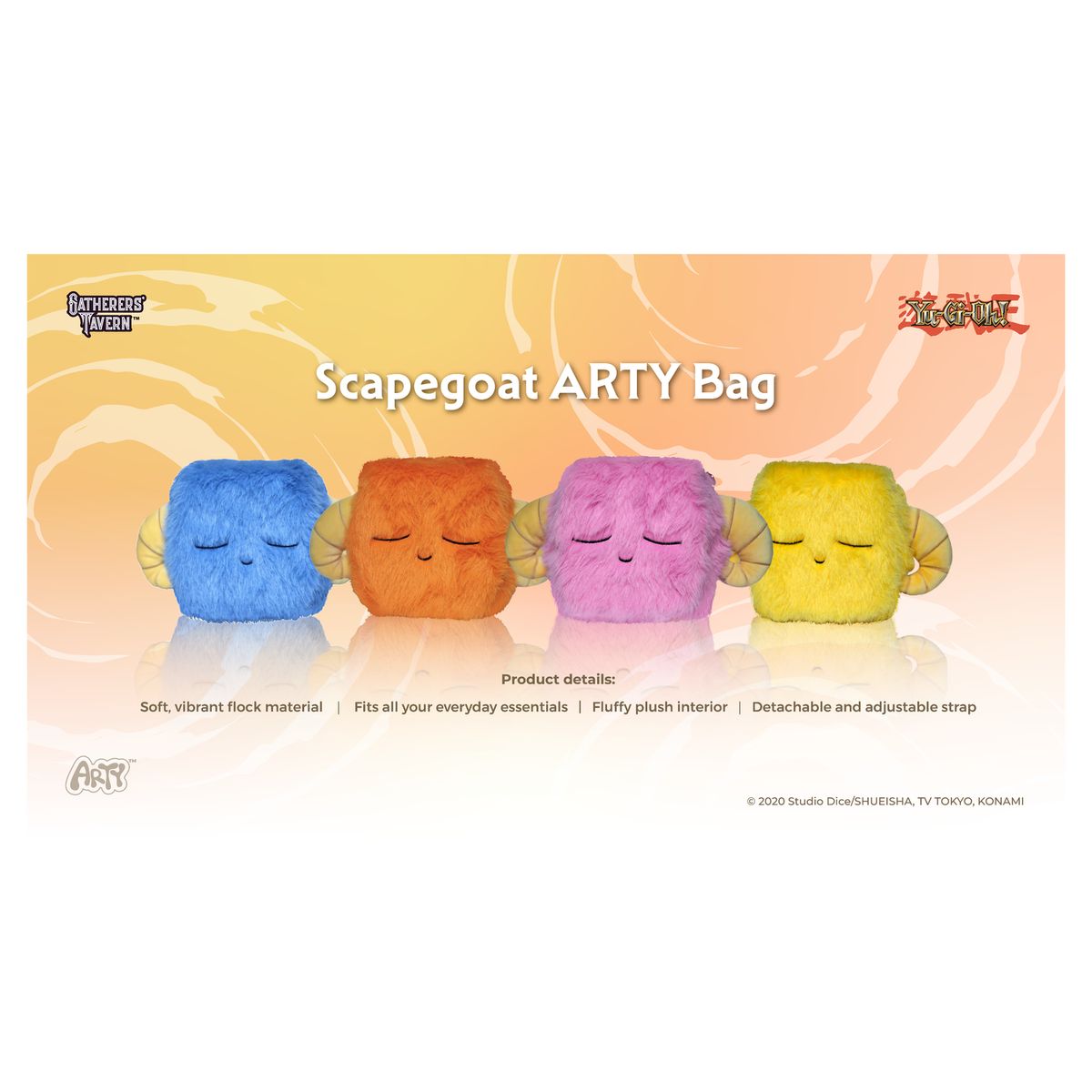 Gatherers' Tavern Scapegoat ARTY Deck Box, wool-wrapped Yu-Gi-Oh! storage in four colors - (Orange) - imagen 12