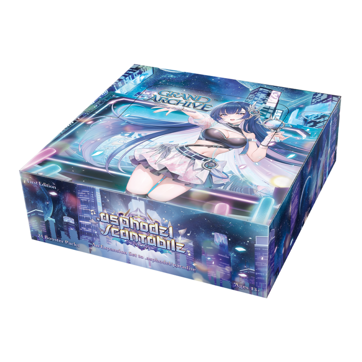 Grand Archive TCG - .asphodel/cantabile Booster Display [1. Edition] (24 Boosters) - EN with 24 booster packs and 9 randomly