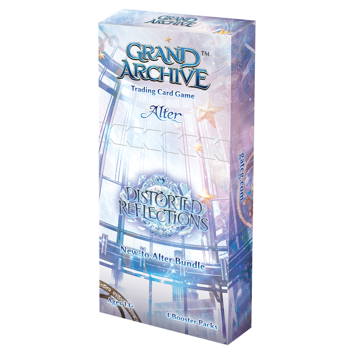 Four sealed booster packs of Grand Archive TCG Distorted Reflections New-To-Alter Bundle in English - imagen 2