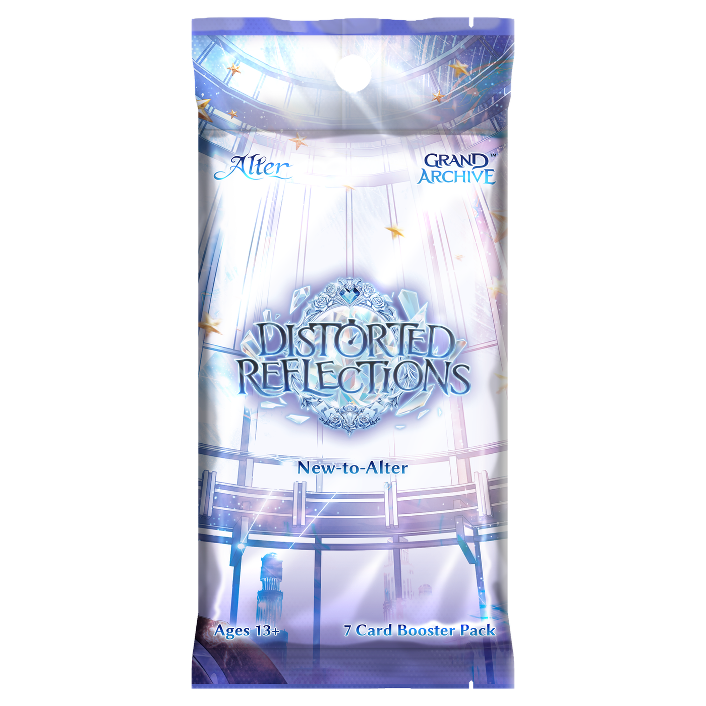 Four sealed booster packs of Grand Archive TCG Distorted Reflections New-To-Alter Bundle in English - imagen 3