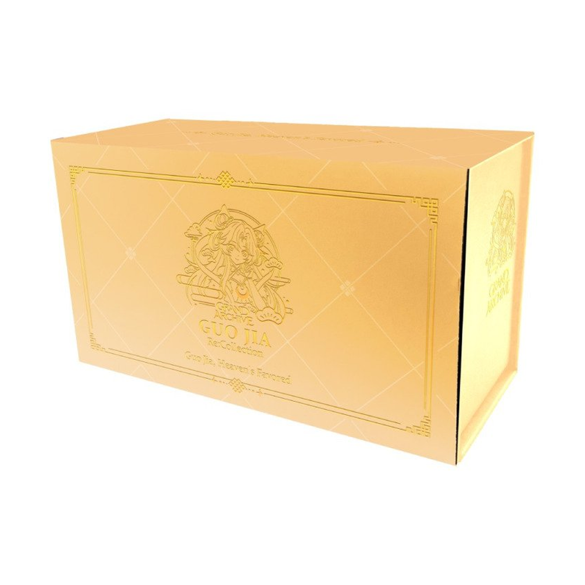 Grand Archive TCG Guo Jia Re:Collection Heaven's Favored sealed box with preconstructed deck and Dragon Shield sleeves
