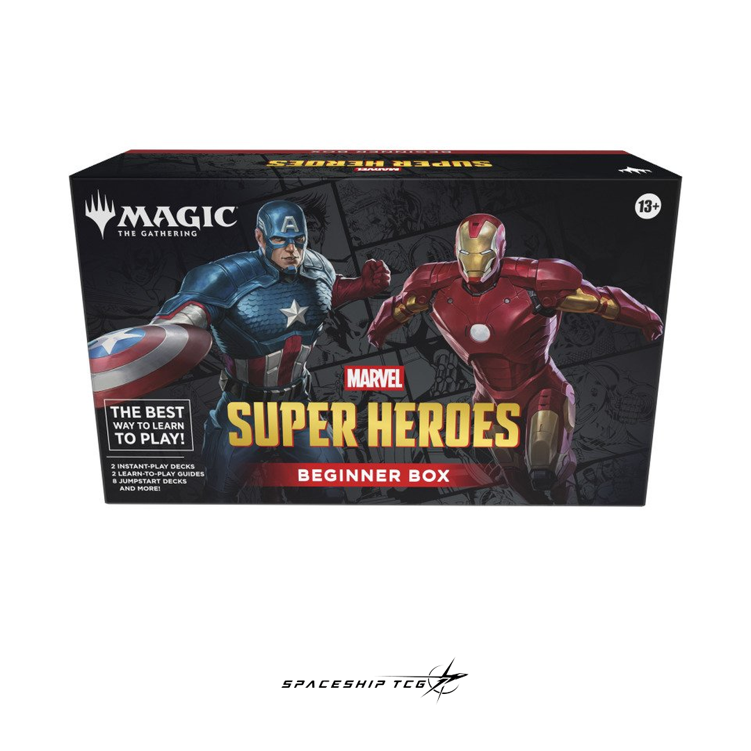 MTG Marvel Super Heroes Beginner Box - Captain America vs Iron Man tutorial kit for learning Magic