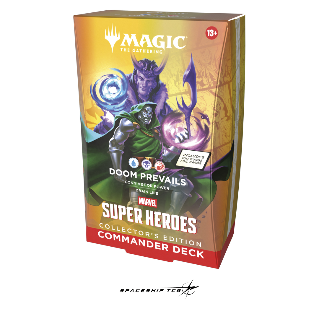 MTG Marvel Super Heroes Collector Deck Display with 4 premium 100-card Commander decks - English Collector Edition factory sealed - View 6