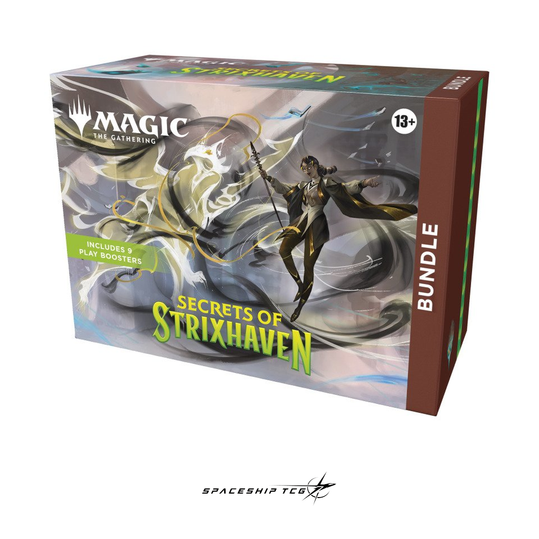 Magic: The Gathering Secrets of Strixhaven Bundle with 8 Set Booster packs and accessories