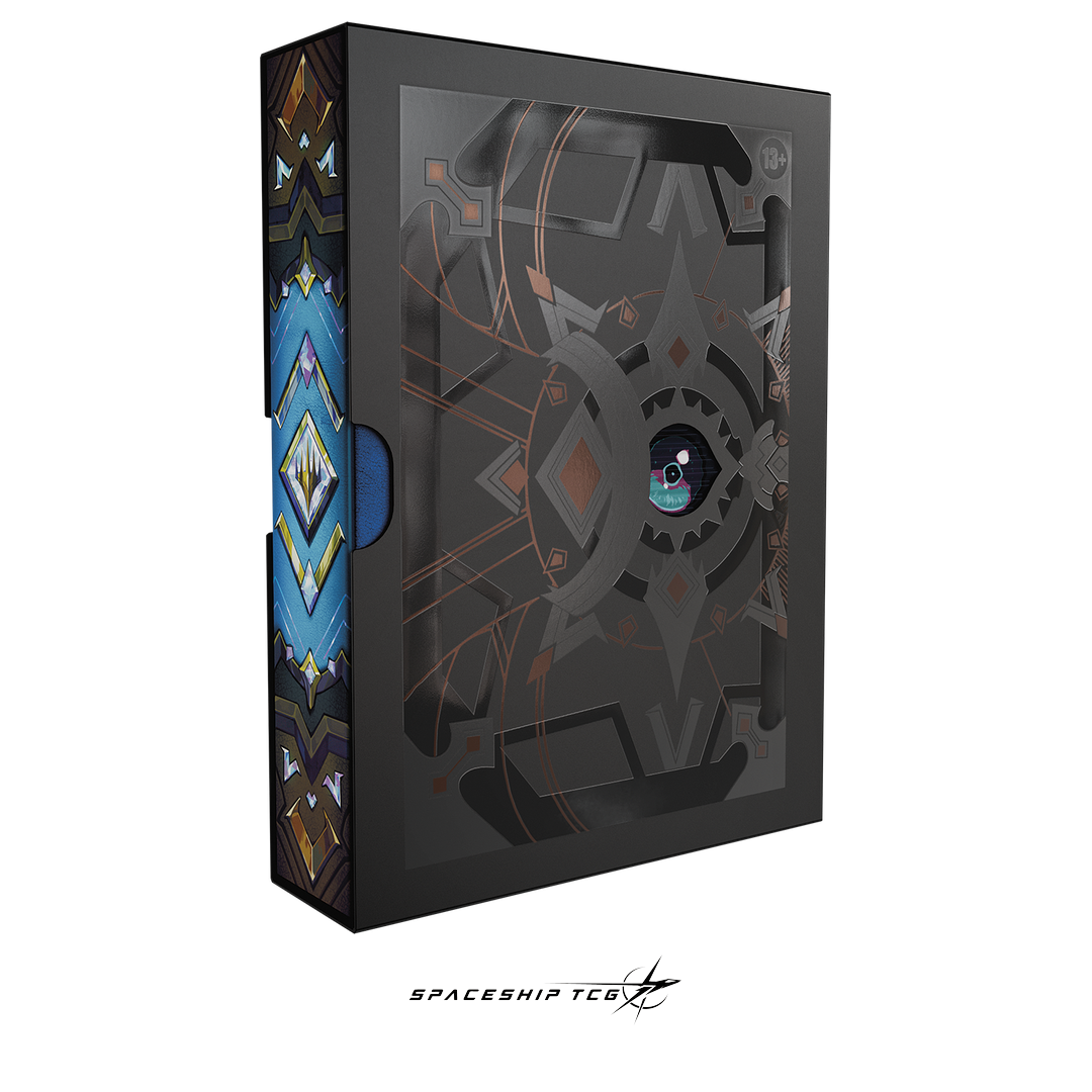 Magic: The Gathering Secrets of Strixhaven Codex Bundle premium book-style package with 2 Collector Booster packs, foil lands, and exclusive accessories