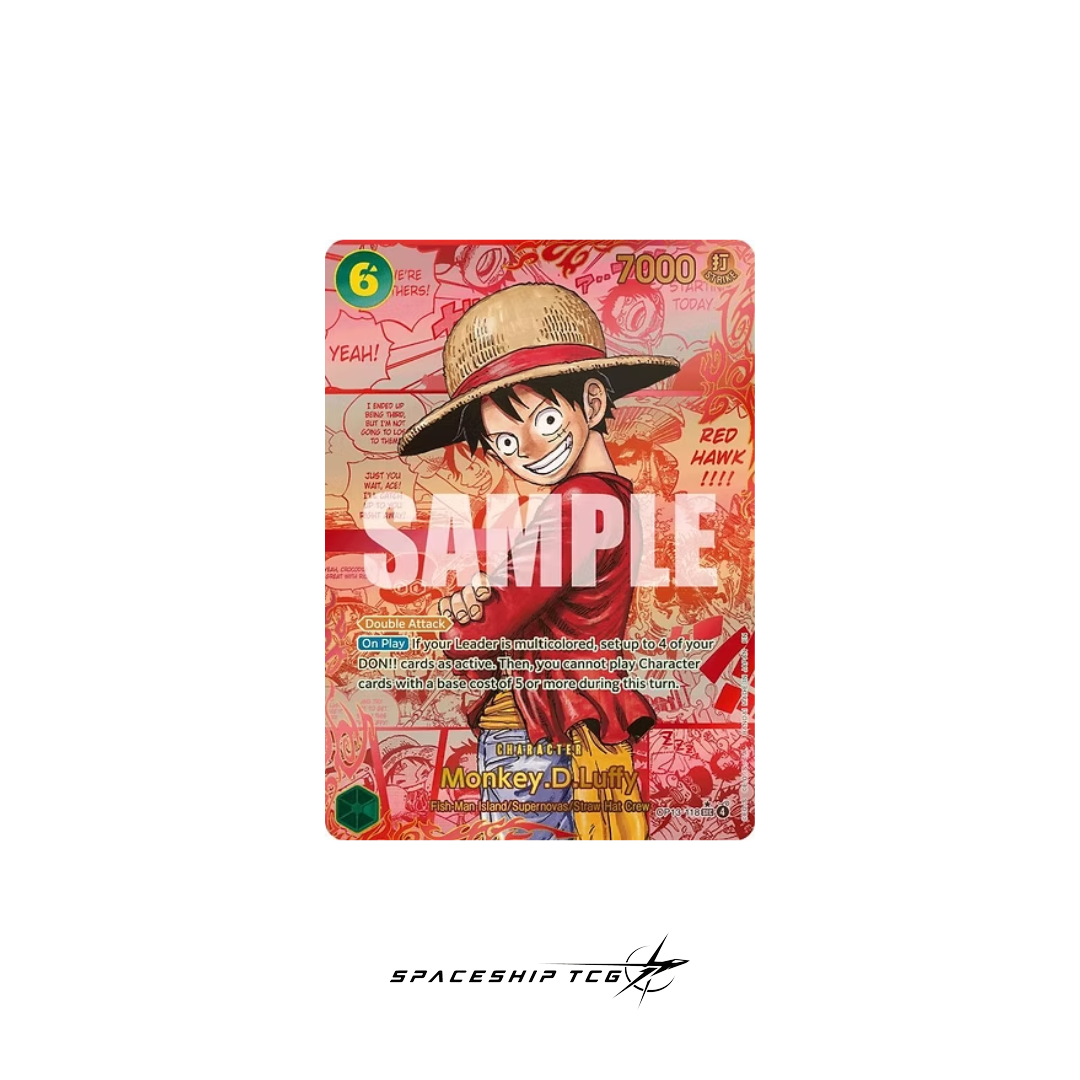 One Piece Card Game OP-13 Carrying On His Will booster pack with 6 randomized cards featuring inherited will theme artwork
