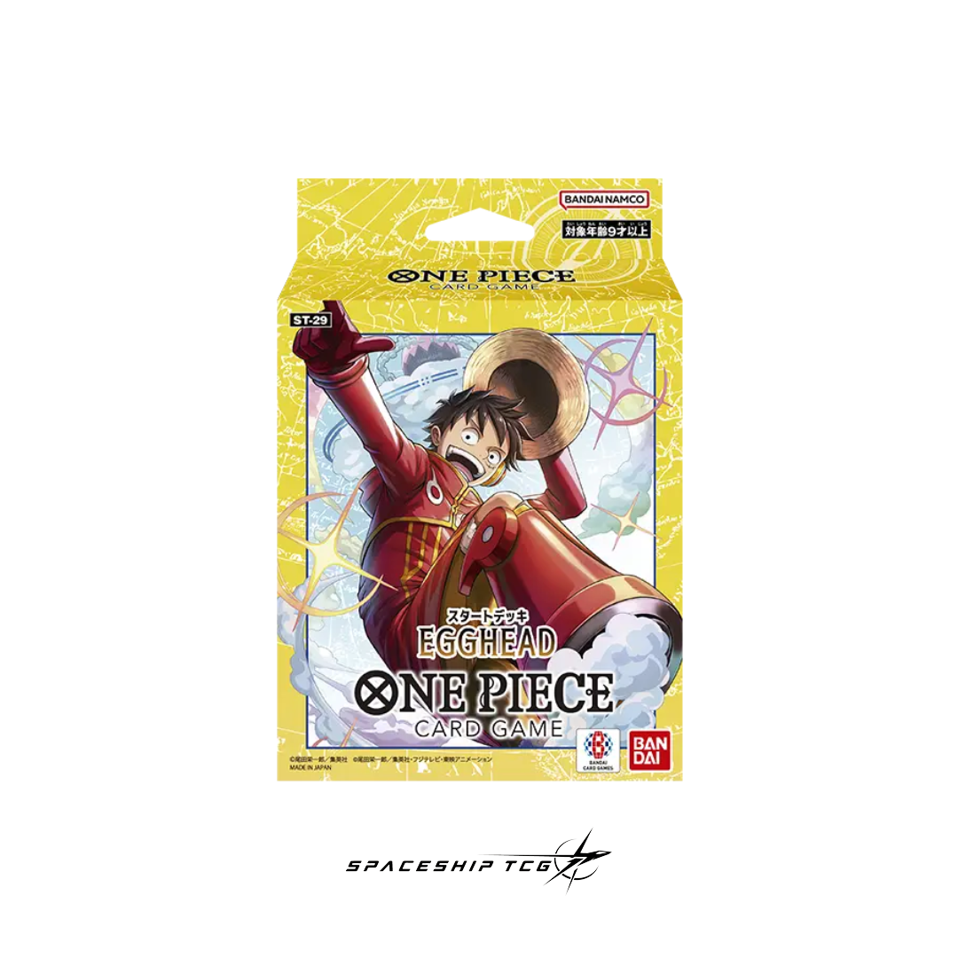 One Piece Card Game Starter Deck Egghead ST-29 ready-to-play deck featuring Egghead Island arc characters and futuristic theme
