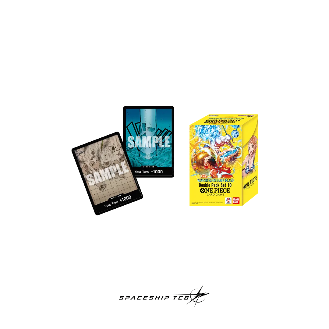 Card game components including cards and a box with 'Spaceship TCG' branding on a white background.